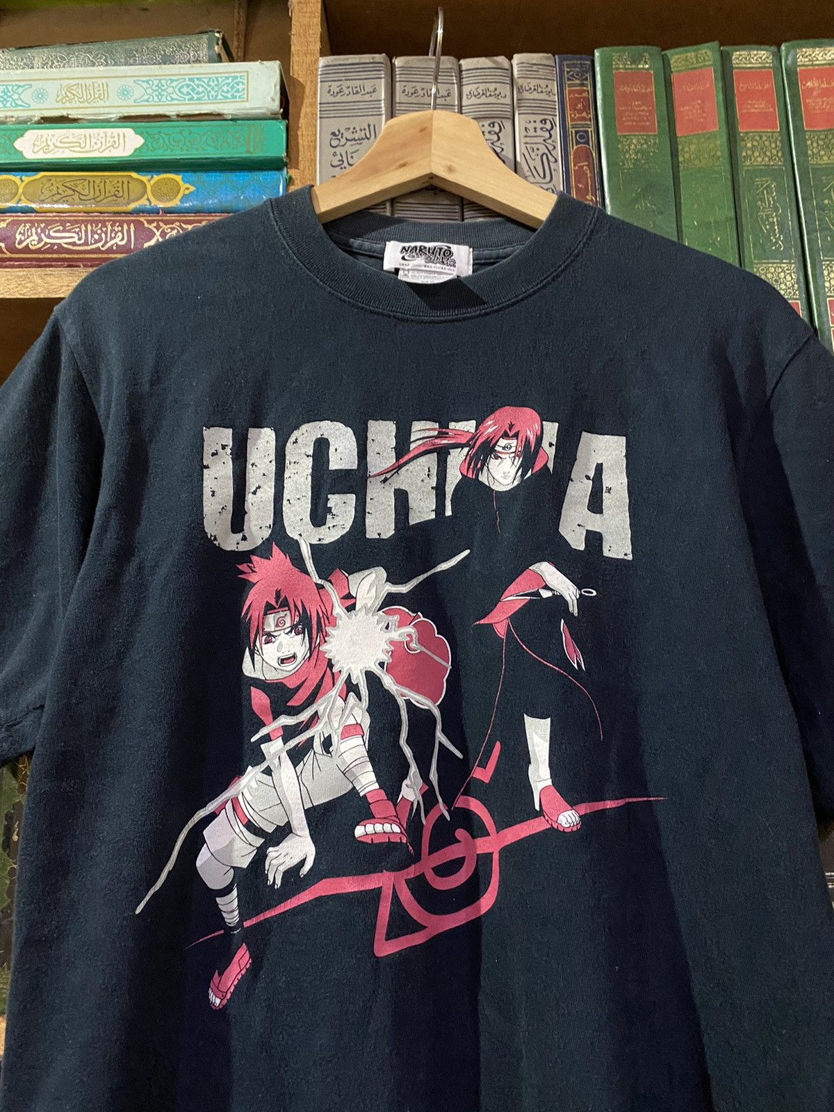 Anime Vintage 2002 Naruto Sasuke Itachi Size US M / EU 48-50 / 2 - 2 Thumbnail