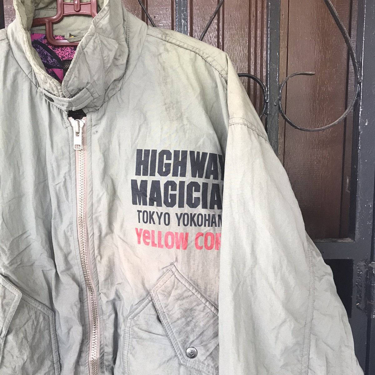 YELLOW CORN Vtg Yellow Corn Hot Street Monster Bomber Jacket Size US L / EU 52-54 / 3 - 4 Thumbnail