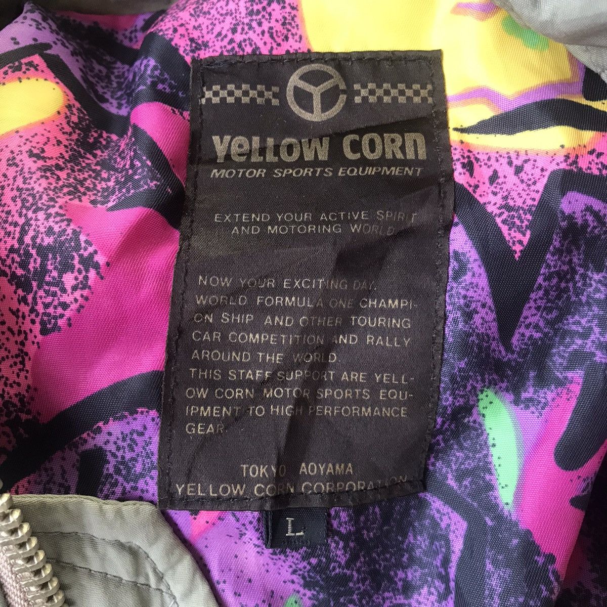 YELLOW CORN Vtg Yellow Corn Hot Street Monster Bomber Jacket Size US L / EU 52-54 / 3 - 16 Thumbnail