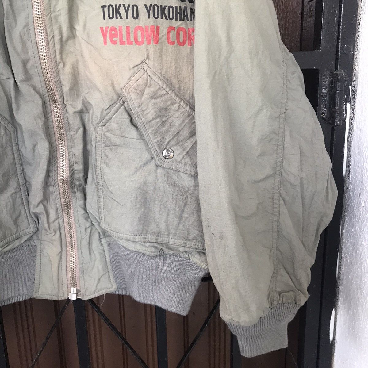 YELLOW CORN Vtg Yellow Corn Hot Street Monster Bomber Jacket Size US L / EU 52-54 / 3 - 5 Thumbnail