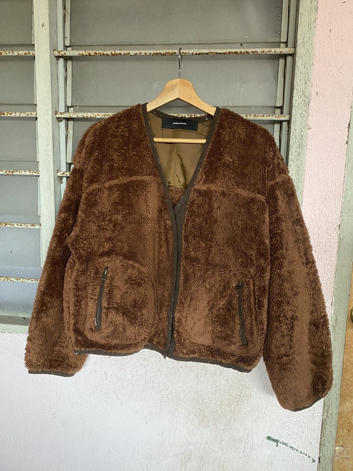 Journal Standard Journal Standard Fluffy Fleece Cardigan Size US M / EU 48-50 / 2 - 5 Thumbnail