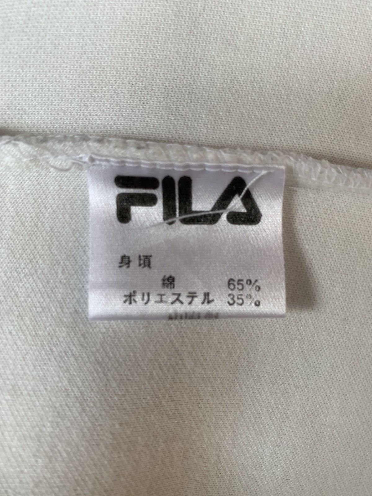 Fila × Vintage Vintage 90s Fila Embroidery Logo Sweatshirt/White Colour Size US M / EU 48-50 / 2 - 6 Thumbnail