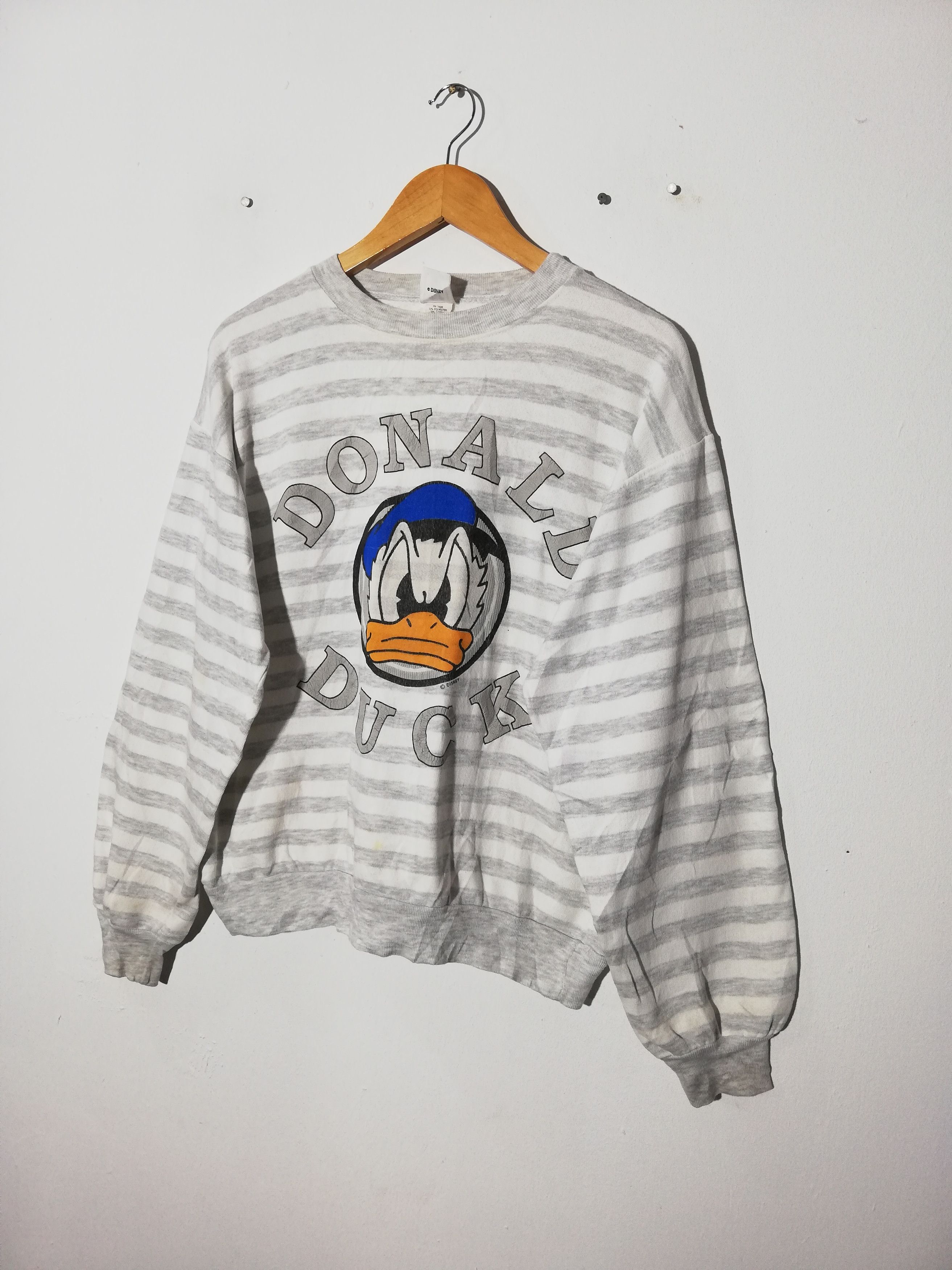 Cartoon Network × Disney Vintage Disney Donald Duck Sweatshirt Size US M / EU 48-50 / 2 - 1 Thumbnail