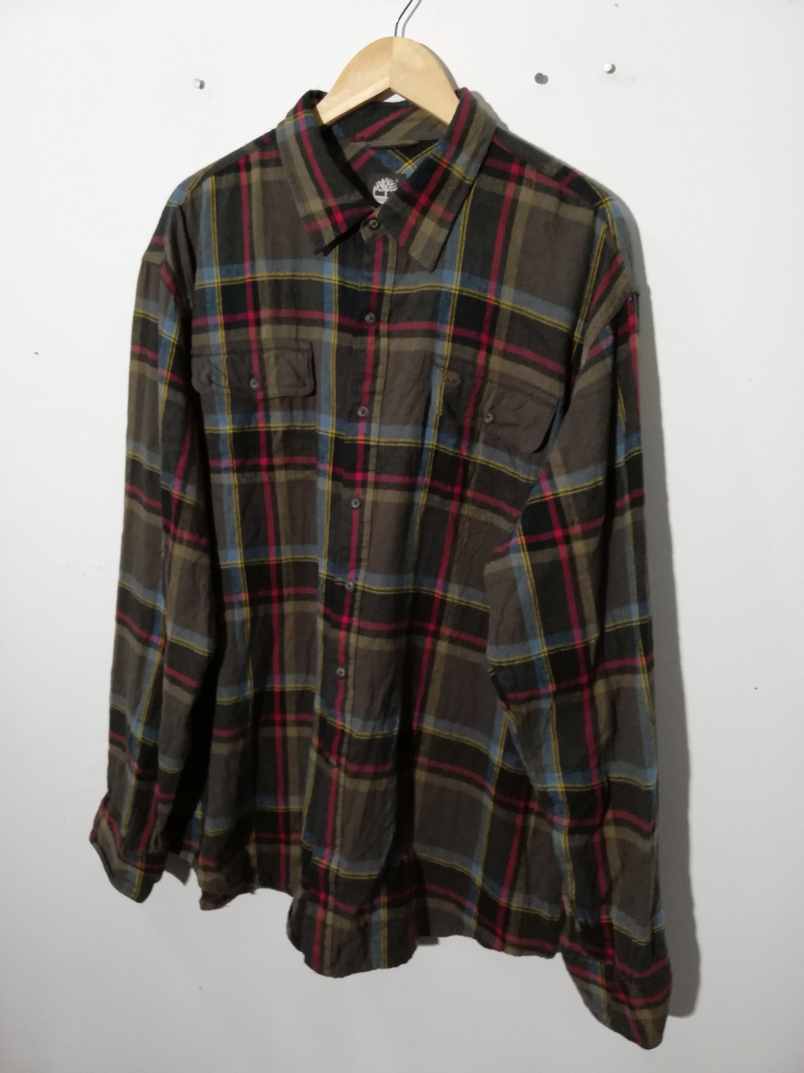 Timberland Vintage Timberland Plaid Flannel Shirt Size US XXL / EU 58 / 5 - 3 Thumbnail