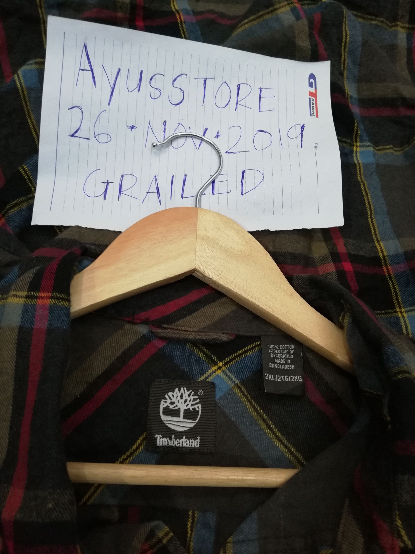 Timberland Vintage Timberland Plaid Flannel Shirt Size US XXL / EU 58 / 5 - 4 Thumbnail