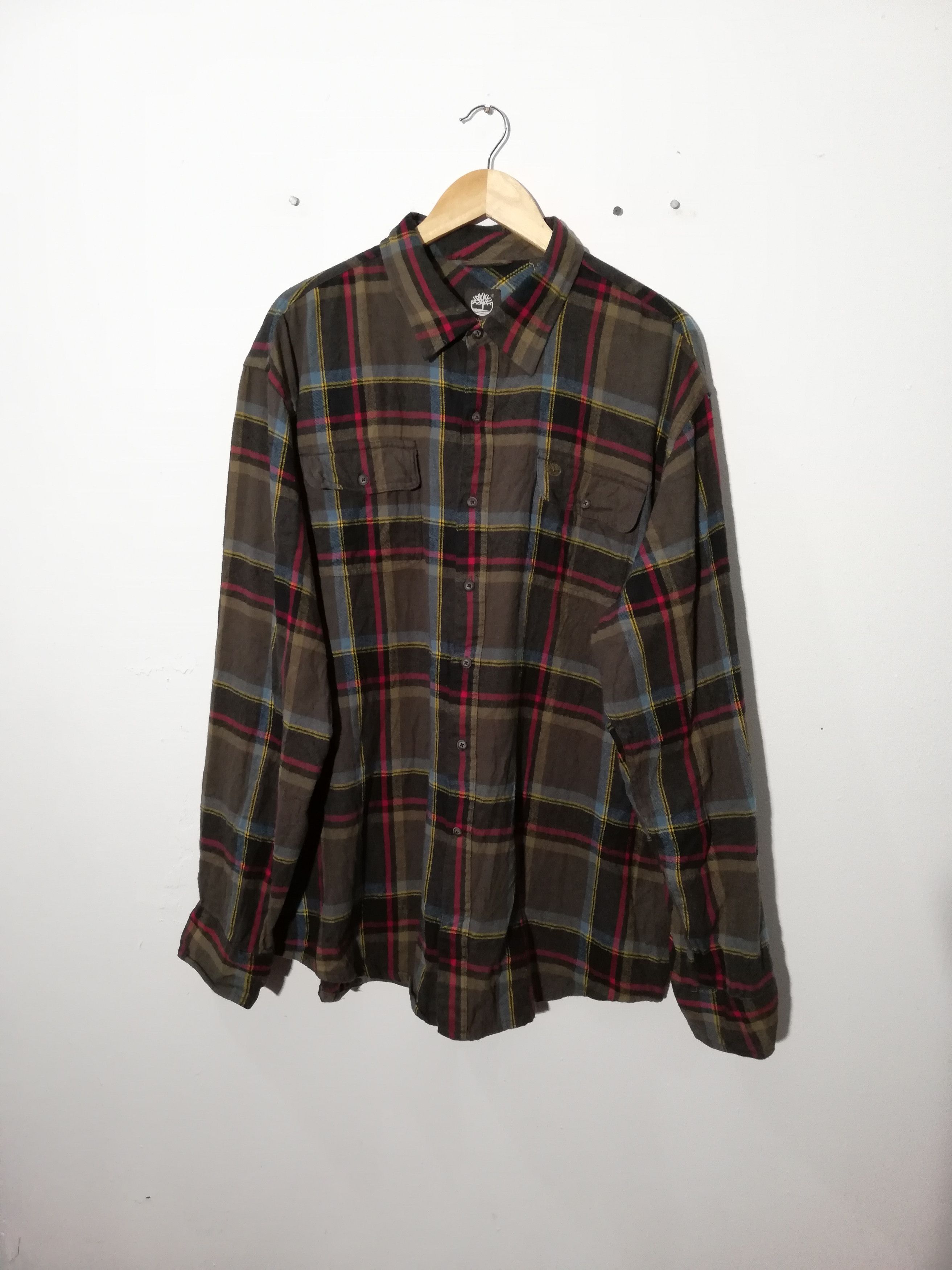 Timberland Vintage Timberland Plaid Flannel Shirt Size US XXL / EU 58 / 5 - 1 Thumbnail