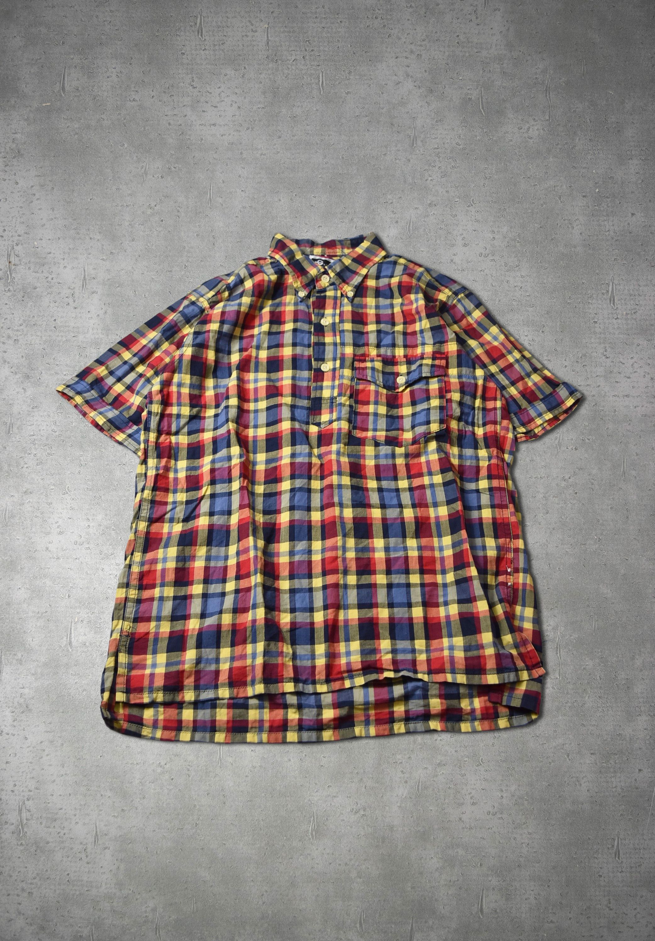 Engineered Garments pullover checker shirt 29051 - 854 58 Size US S / EU 44-46 / 1 - 1 Thumbnail
