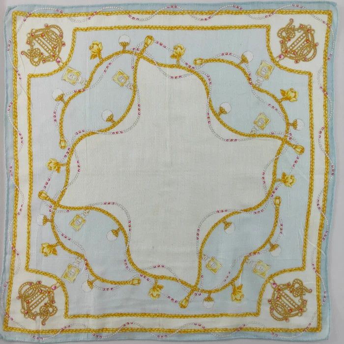 Christian Dior Monsieur × Vintage CD Handkerchief/ Neckerchief/ Bandana - 3F2216 Size ONE SIZE - 3 Thumbnail