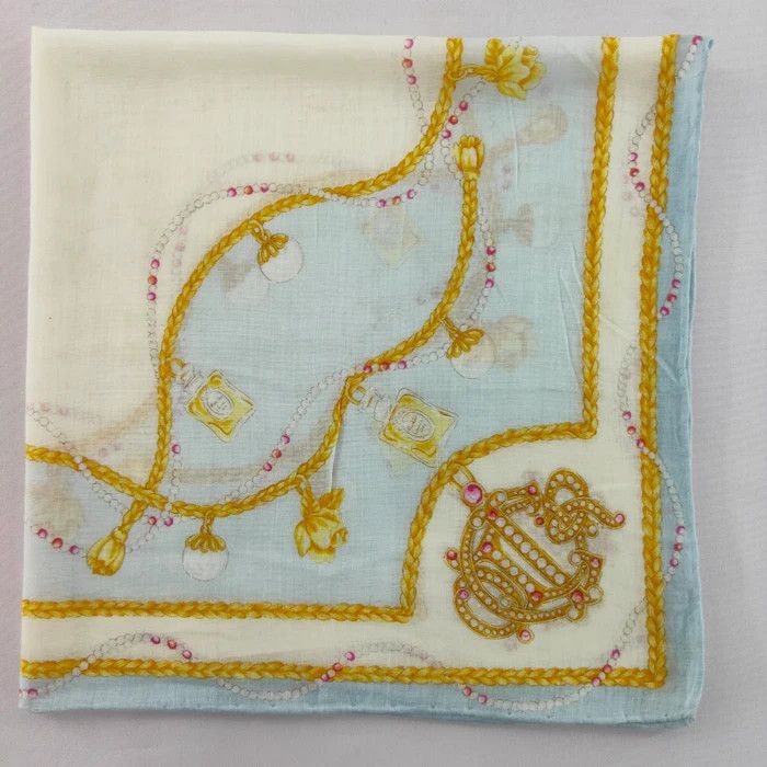 Christian Dior Monsieur × Vintage CD Handkerchief/ Neckerchief/ Bandana - 3F2216 Size ONE SIZE - 4 Thumbnail