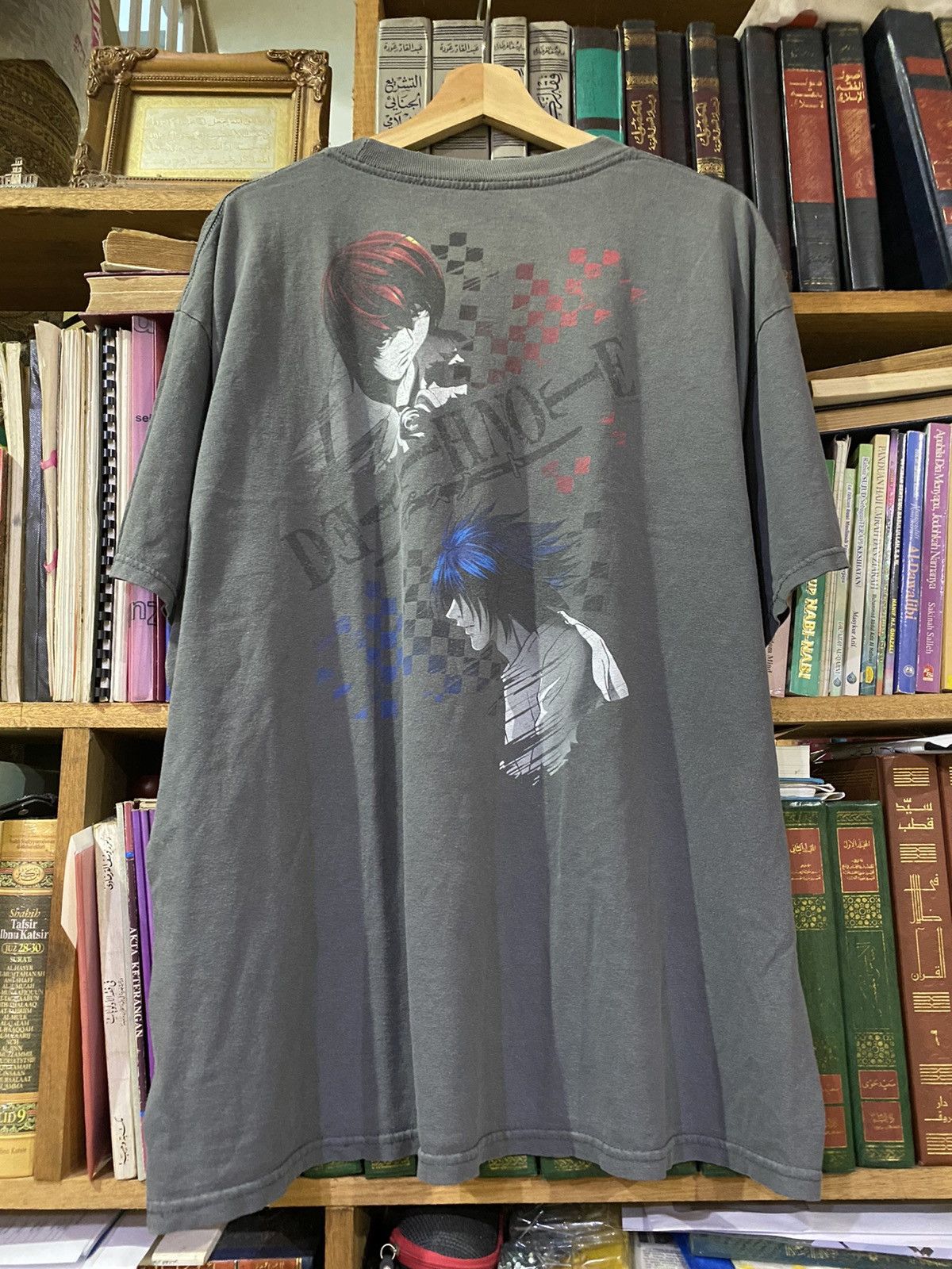 Anime Rare Vintage Death note Kira And L Anime Manga Shirt Size US XL / EU 56 / 4 - 2 Thumbnail