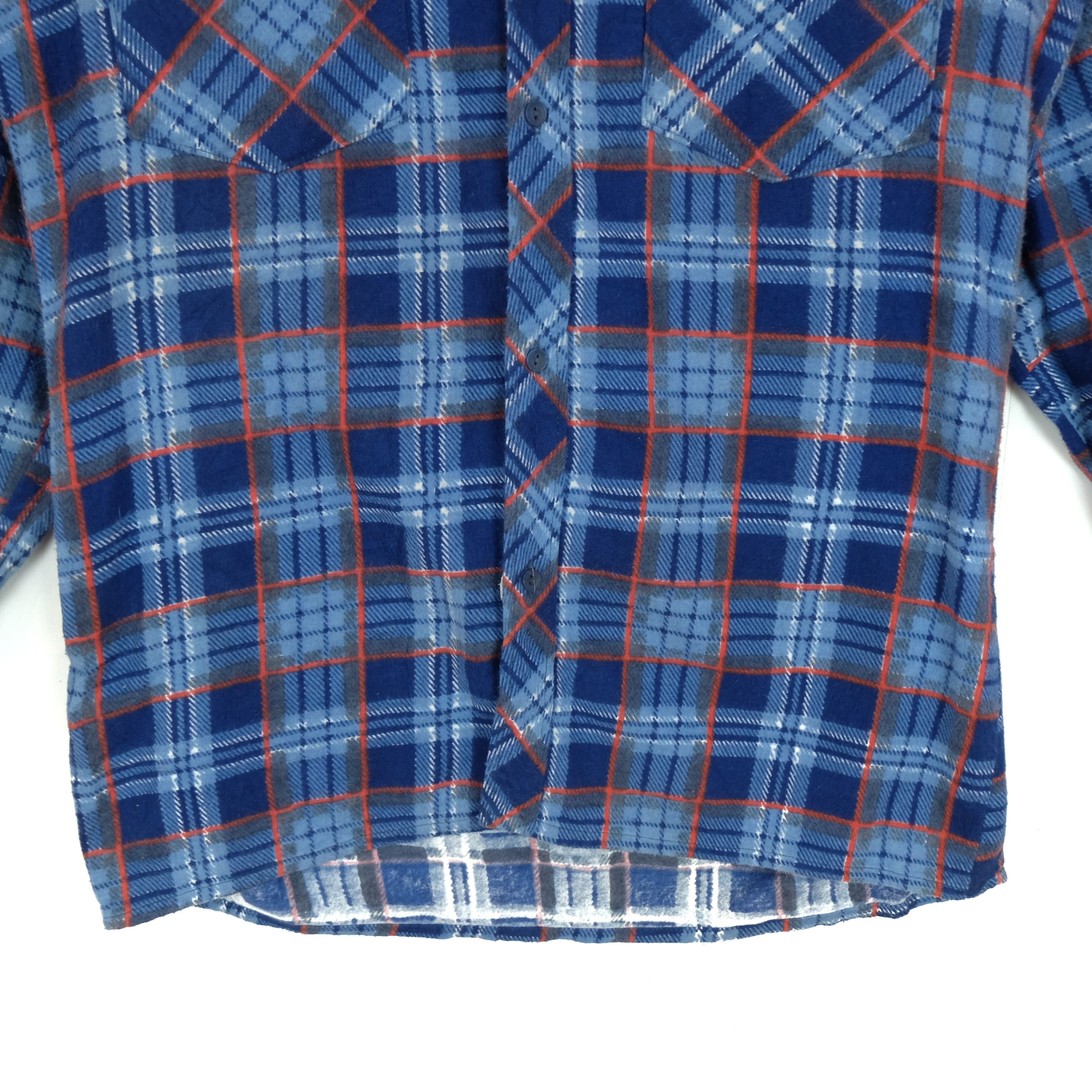 Flannel 1440 Flannel Shirt MADE IN USSR Rare!! Vintage Size US M / EU 48-50 / 2 - 4 Thumbnail