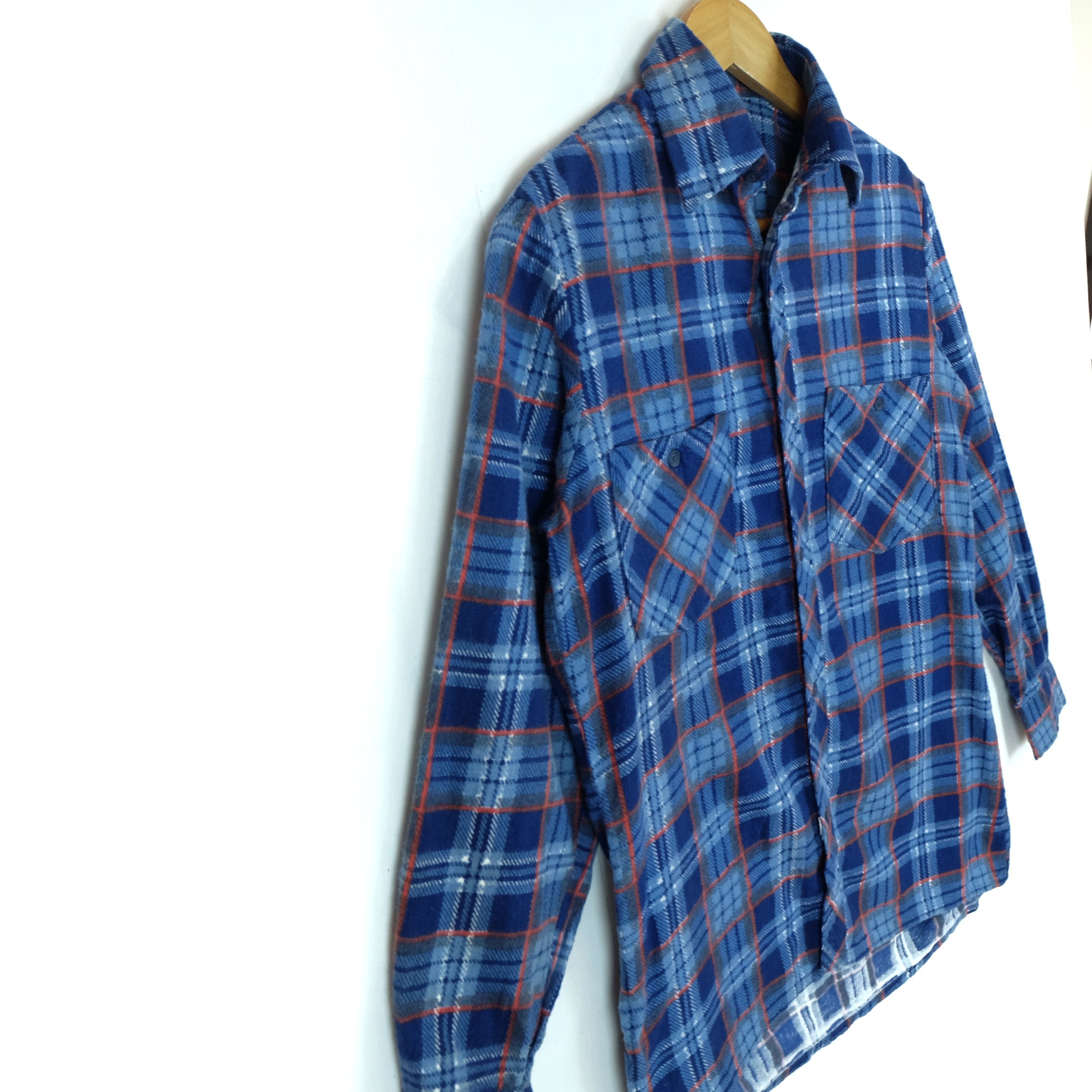 Flannel 1440 Flannel Shirt MADE IN USSR Rare!! Vintage Size US M / EU 48-50 / 2 - 5 Thumbnail