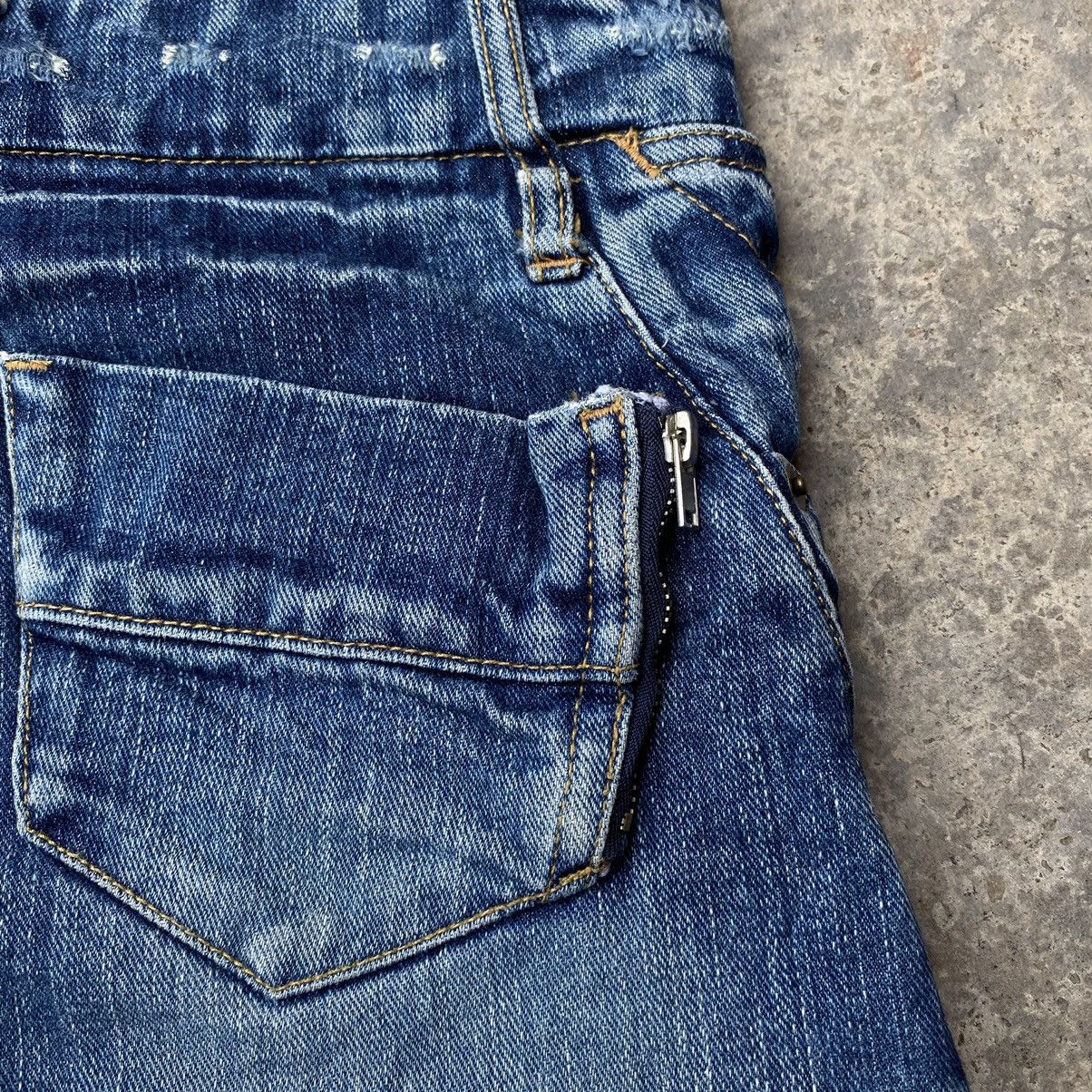 Japanese Brand × Seditionaries Vintage Japanese Bondage Zipper Jeans Size US 29 - 8 Thumbnail