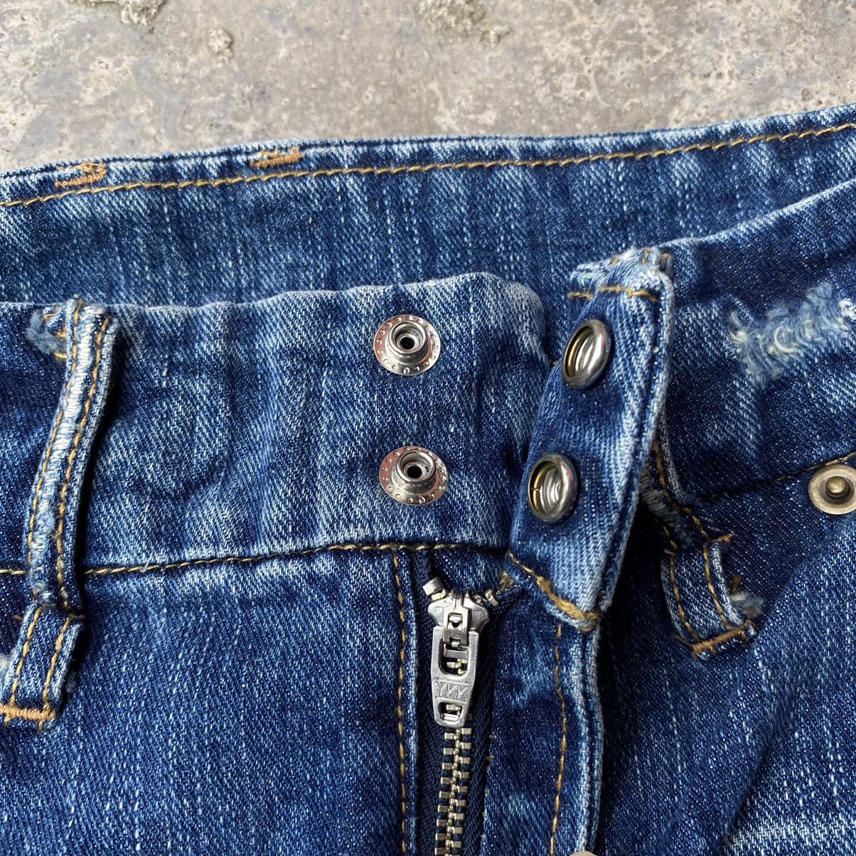 Japanese Brand × Seditionaries Vintage Japanese Bondage Zipper Jeans Size US 29 - 4 Thumbnail