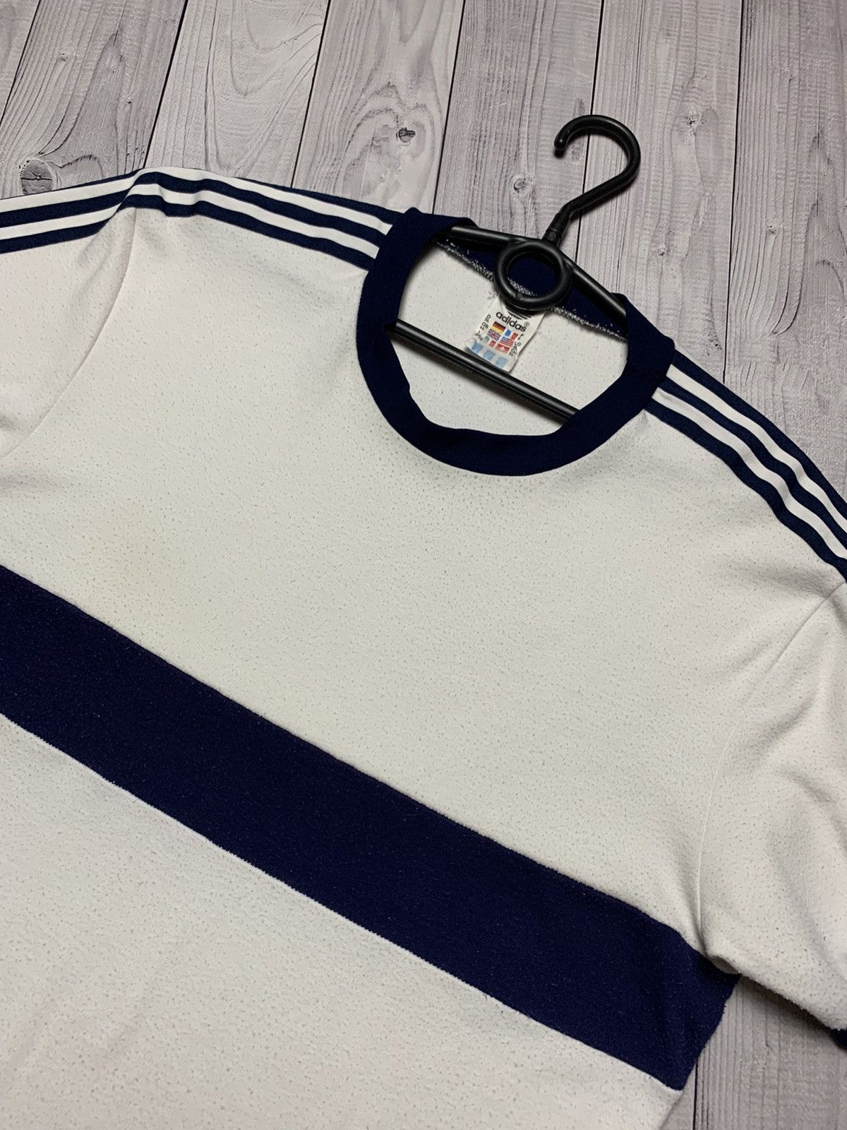 Vintage Vintage adidas retro jersey tee west Germany Size US M / EU 48-50 / 2 - 2 Thumbnail