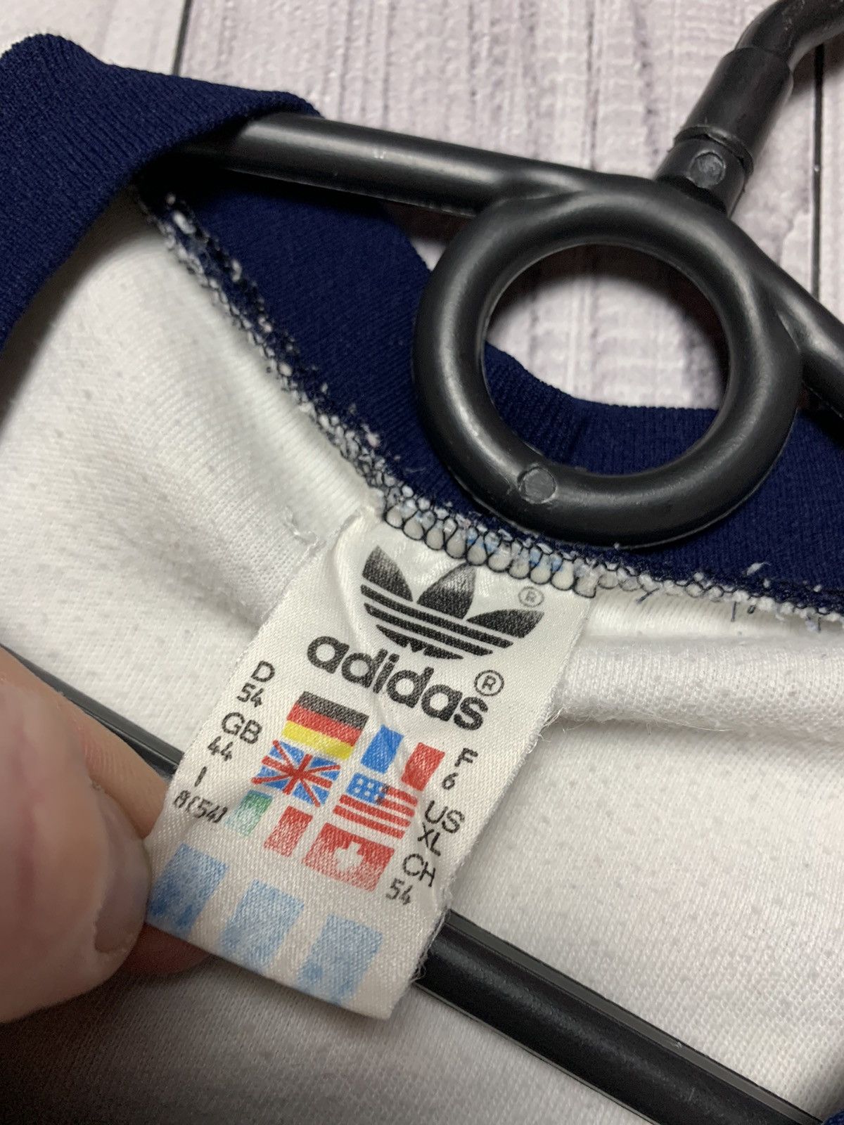Vintage Vintage adidas retro jersey tee west Germany Size US M / EU 48-50 / 2 - 3 Thumbnail