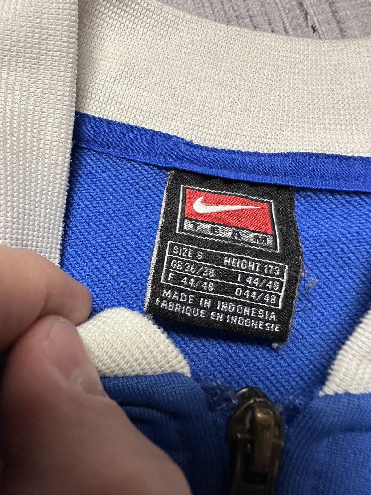 Nike × Vintage Vintage Nike Brasil soccer jacket size S blue rare Size US S / EU 44-46 / 1 - 4 Thumbnail