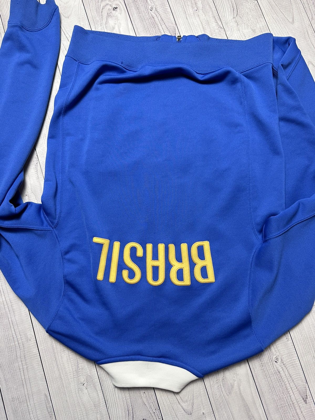 Nike × Vintage Vintage Nike Brasil soccer jacket size S blue rare Size US S / EU 44-46 / 1 - 2 Thumbnail