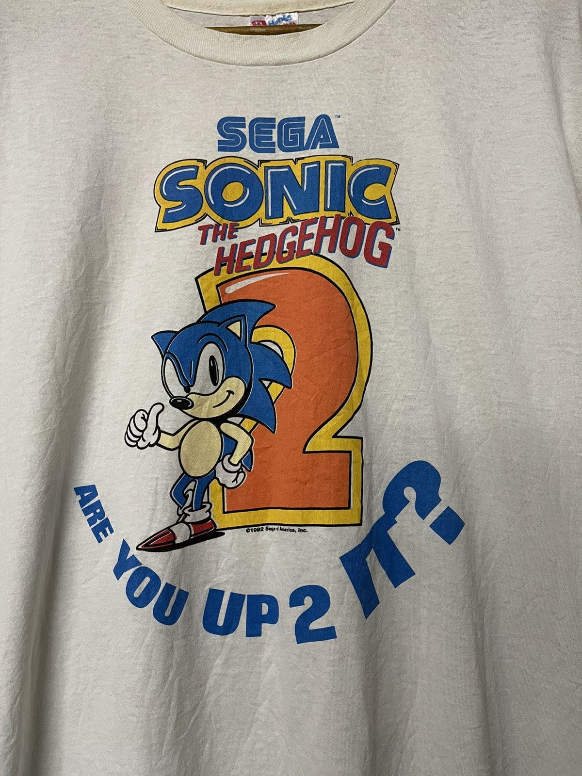 Vintage Vintage 90s Sega Sonic The Hedgehog Movie Faded Tees Size US XL / EU 56 / 4 - 2 Thumbnail