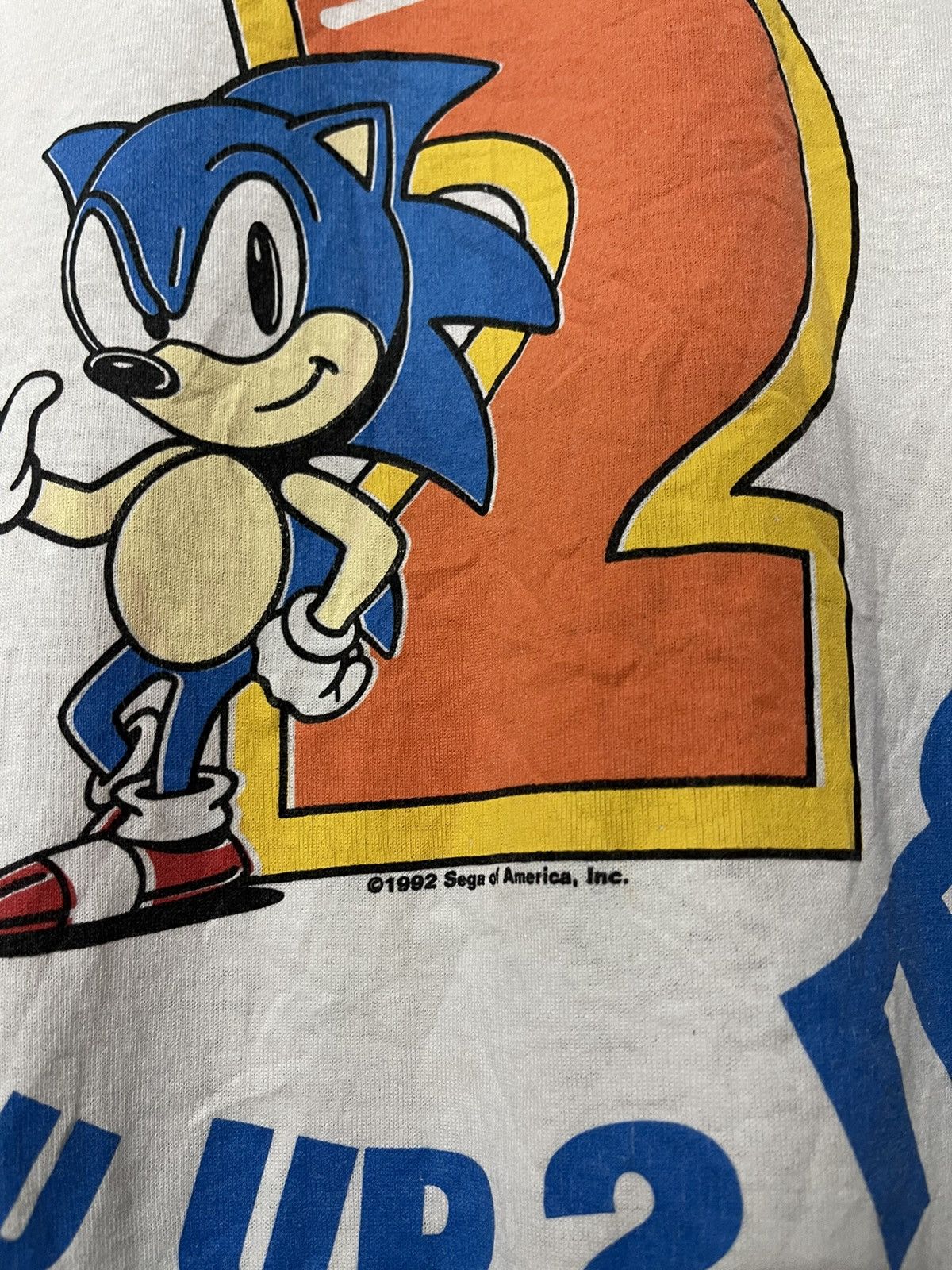 Vintage Vintage 90s Sega Sonic The Hedgehog Movie Faded Tees Size US XL / EU 56 / 4 - 3 Thumbnail
