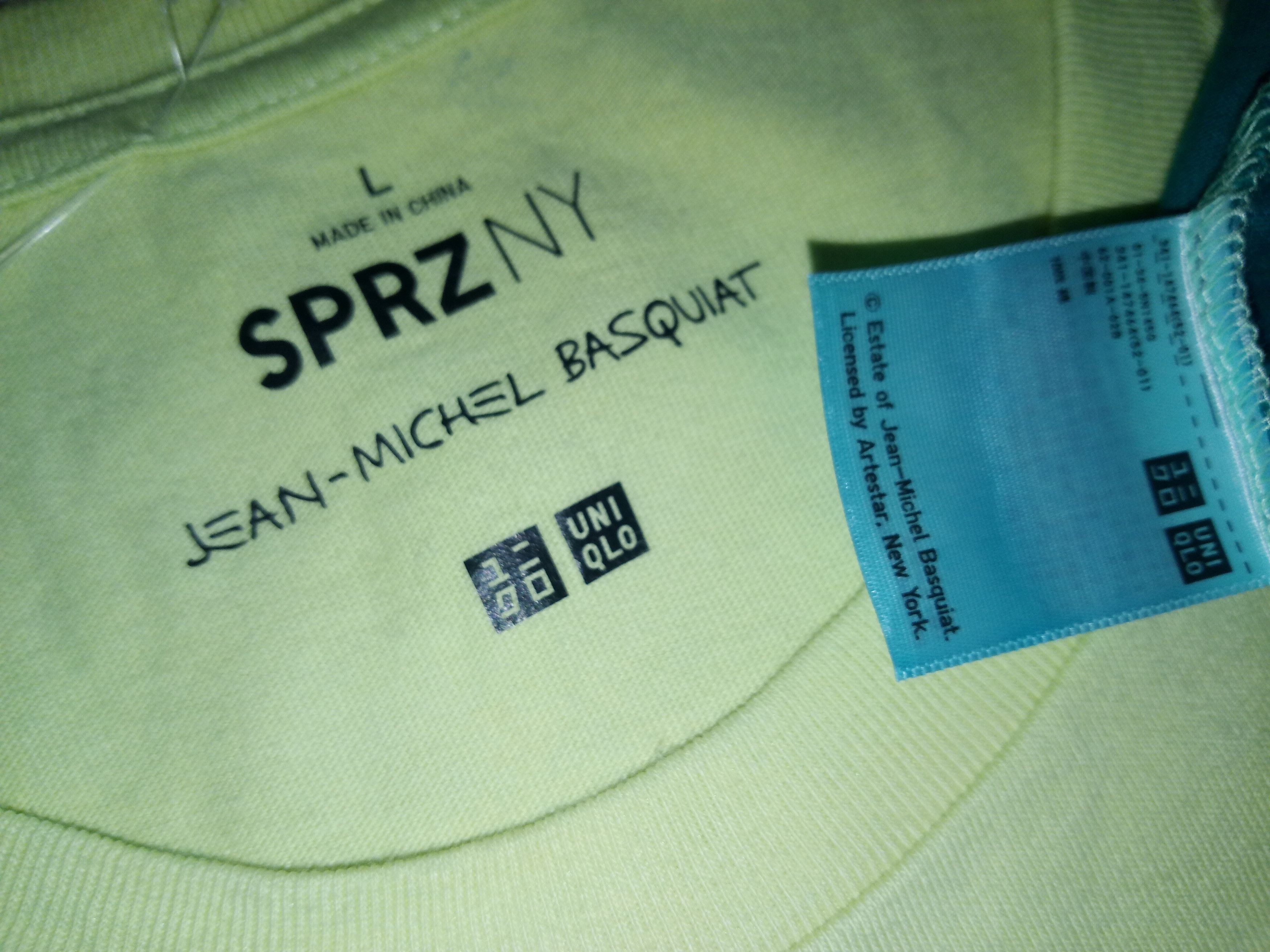 Jean-Michel Basquiat × Uniqlo SPRZNY Basquiat artist pop art Keith Haring Andy Warhol Size US M / EU 48-50 / 2 - 4 Thumbnail