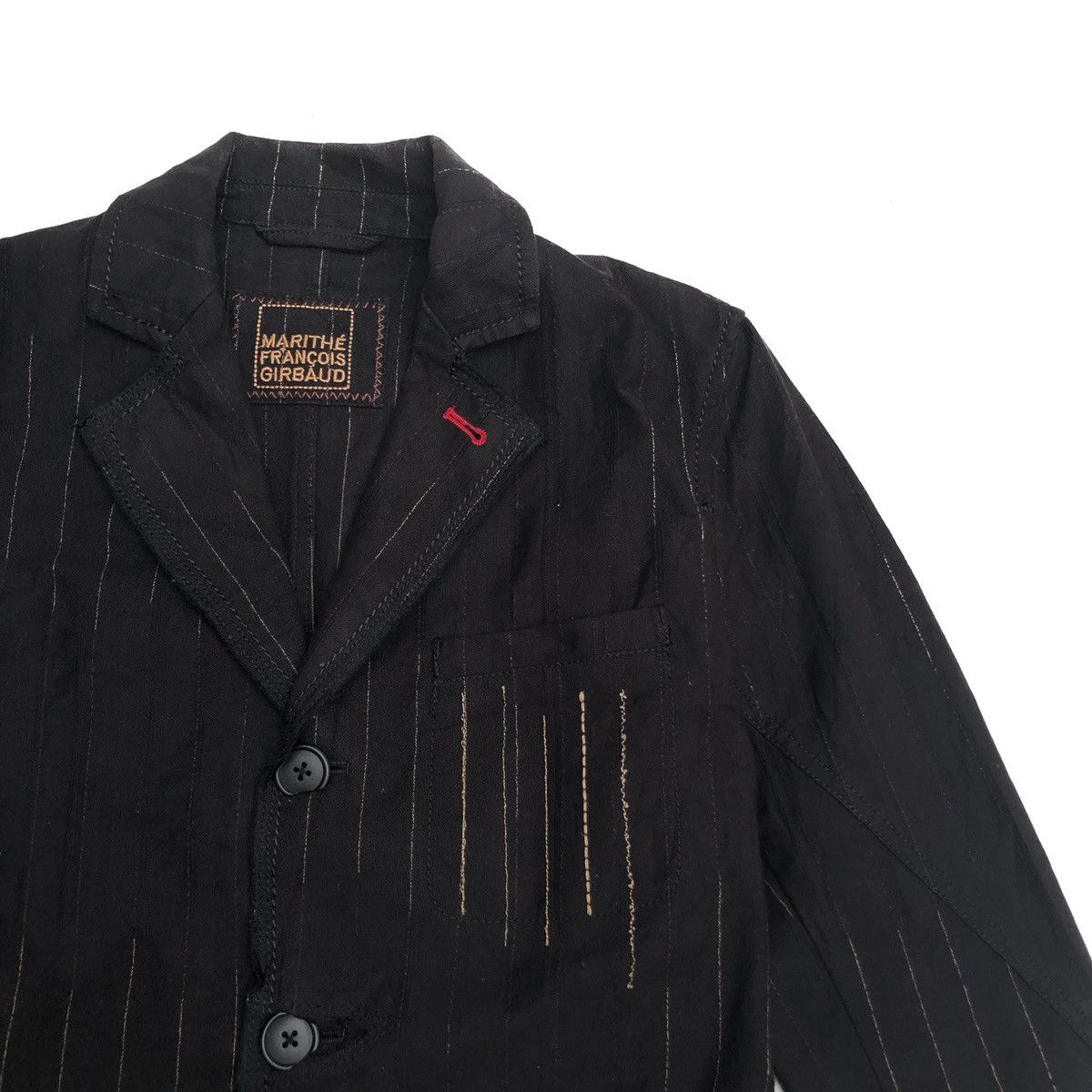 Marithe + Francois Girbaud ❄️Marithe Francois Girbaud Blazer Denim Size M / US 6-8 / IT 42-44 - 3 Thumbnail