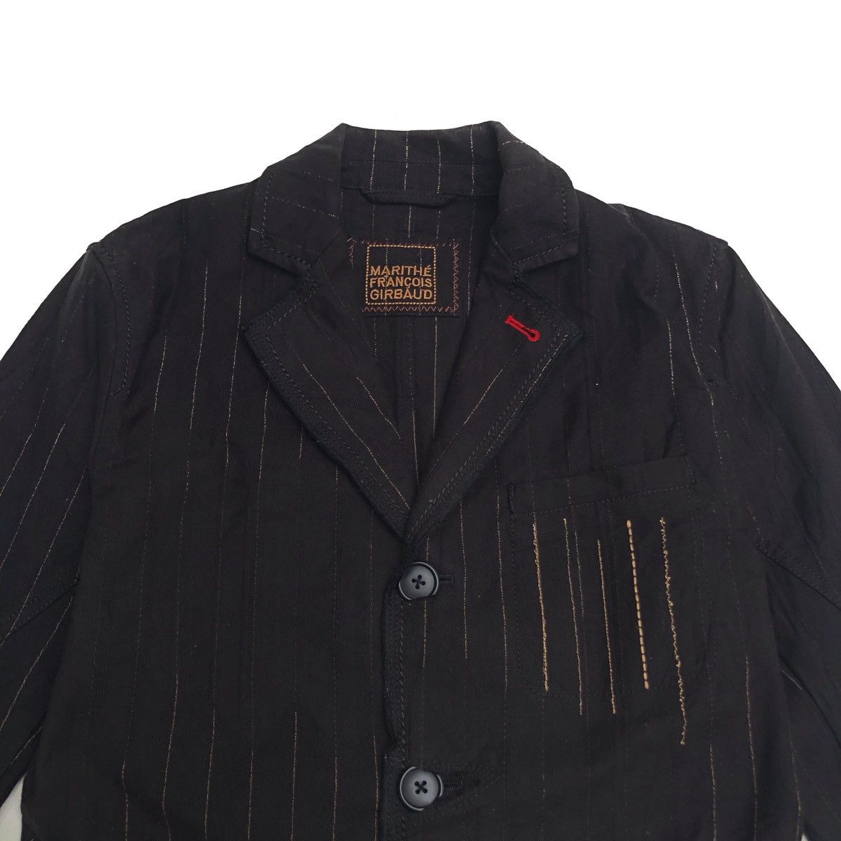 Marithe + Francois Girbaud ❄️Marithe Francois Girbaud Blazer Denim Size M / US 6-8 / IT 42-44 - 4 Thumbnail