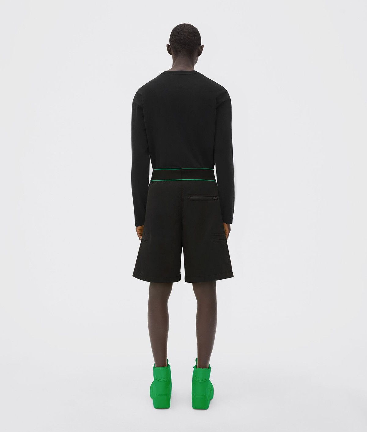Bottega Veneta Bottega Veneta Black Technical Shorts Size US 32 / EU 48 - 3 Thumbnail