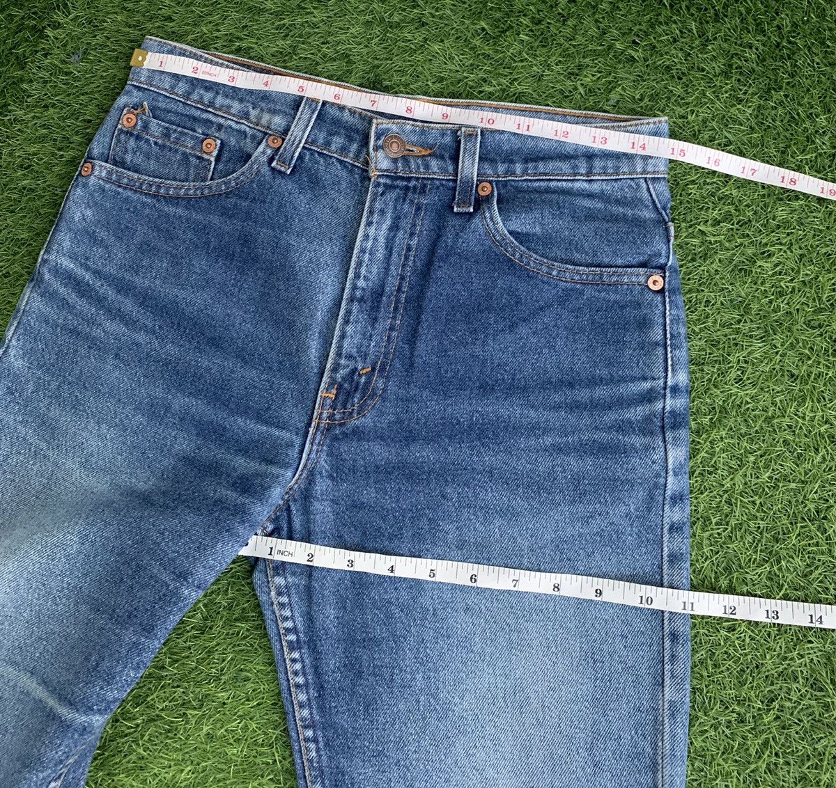 Levi's Vintage Distressed Levis 517 Denim jeans Size US 29 - 16 Thumbnail
