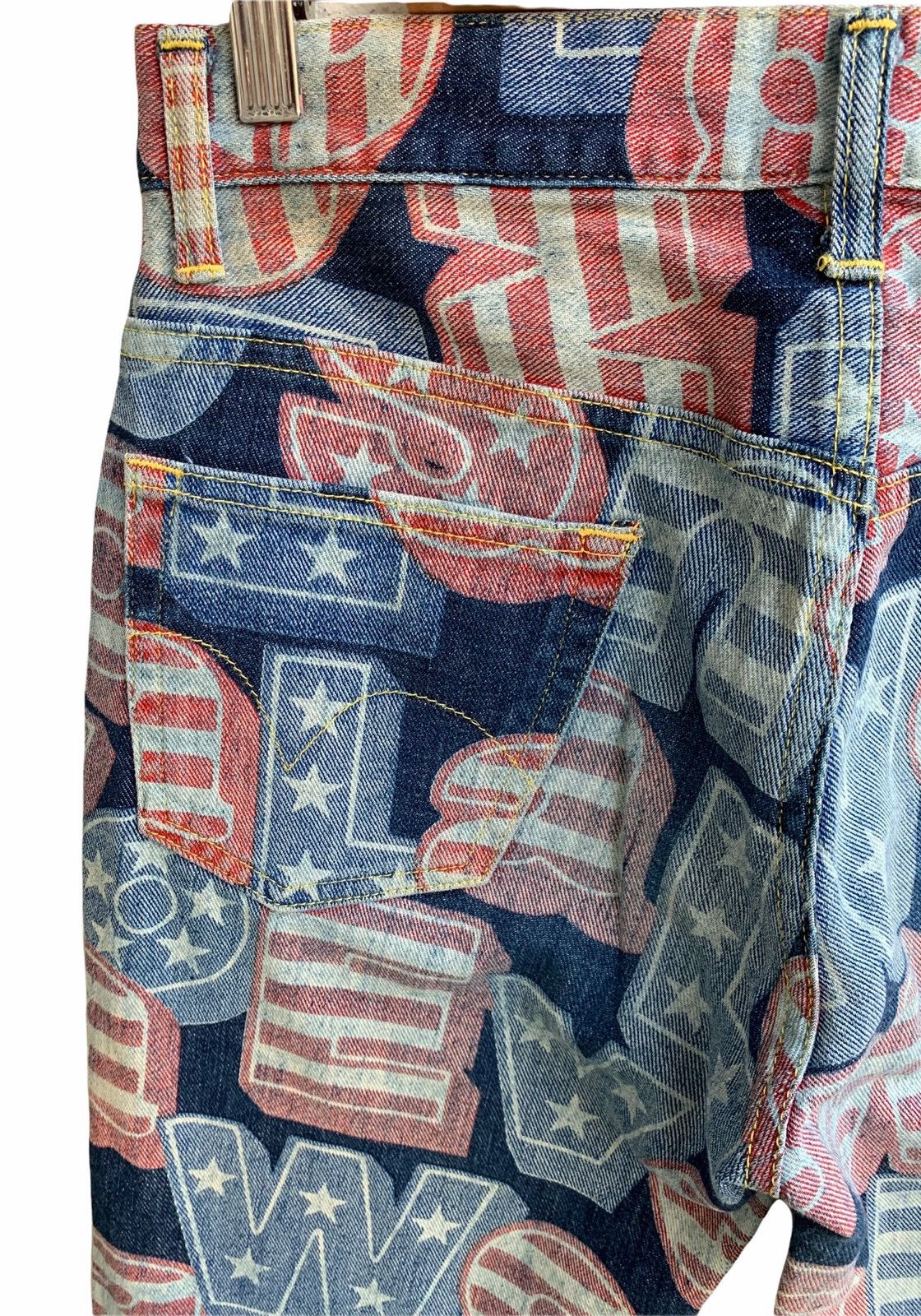 Hysteric Glamour Vintage Hysteric Glamour Kinky Jeans All Over Print Size US 29 - 8 Thumbnail