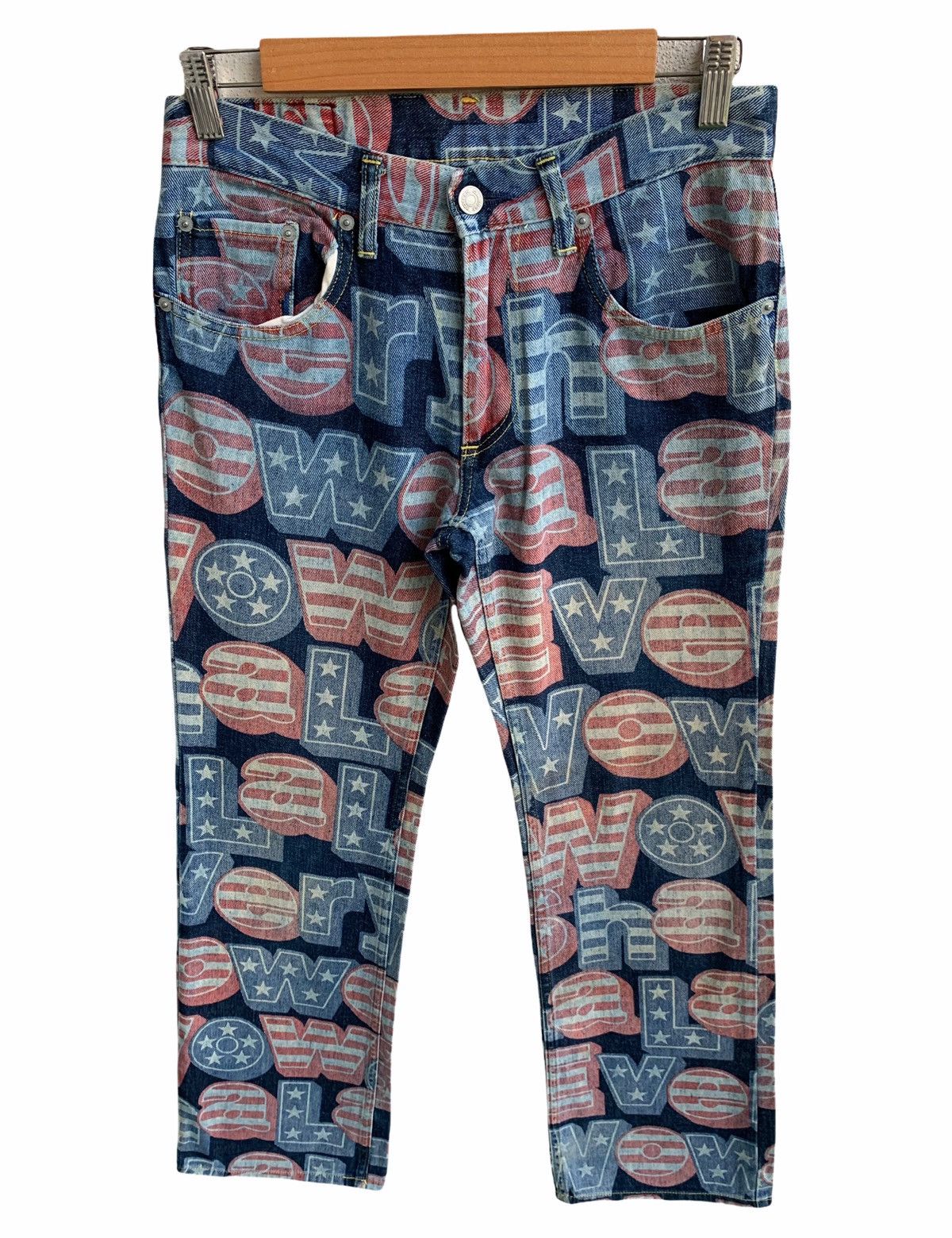 Hysteric Glamour Vintage Hysteric Glamour Kinky Jeans All Over Print Size US 29 - 3 Thumbnail