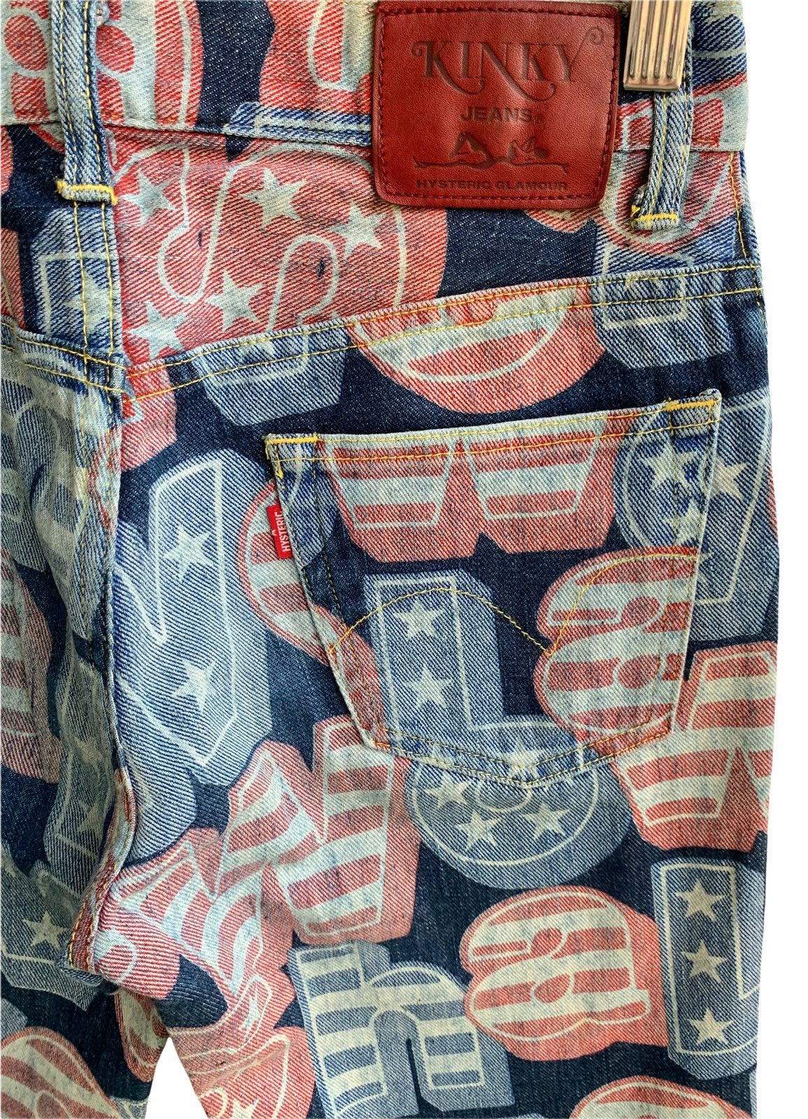 Hysteric Glamour Vintage Hysteric Glamour Kinky Jeans All Over Print Size US 29 - 7 Thumbnail