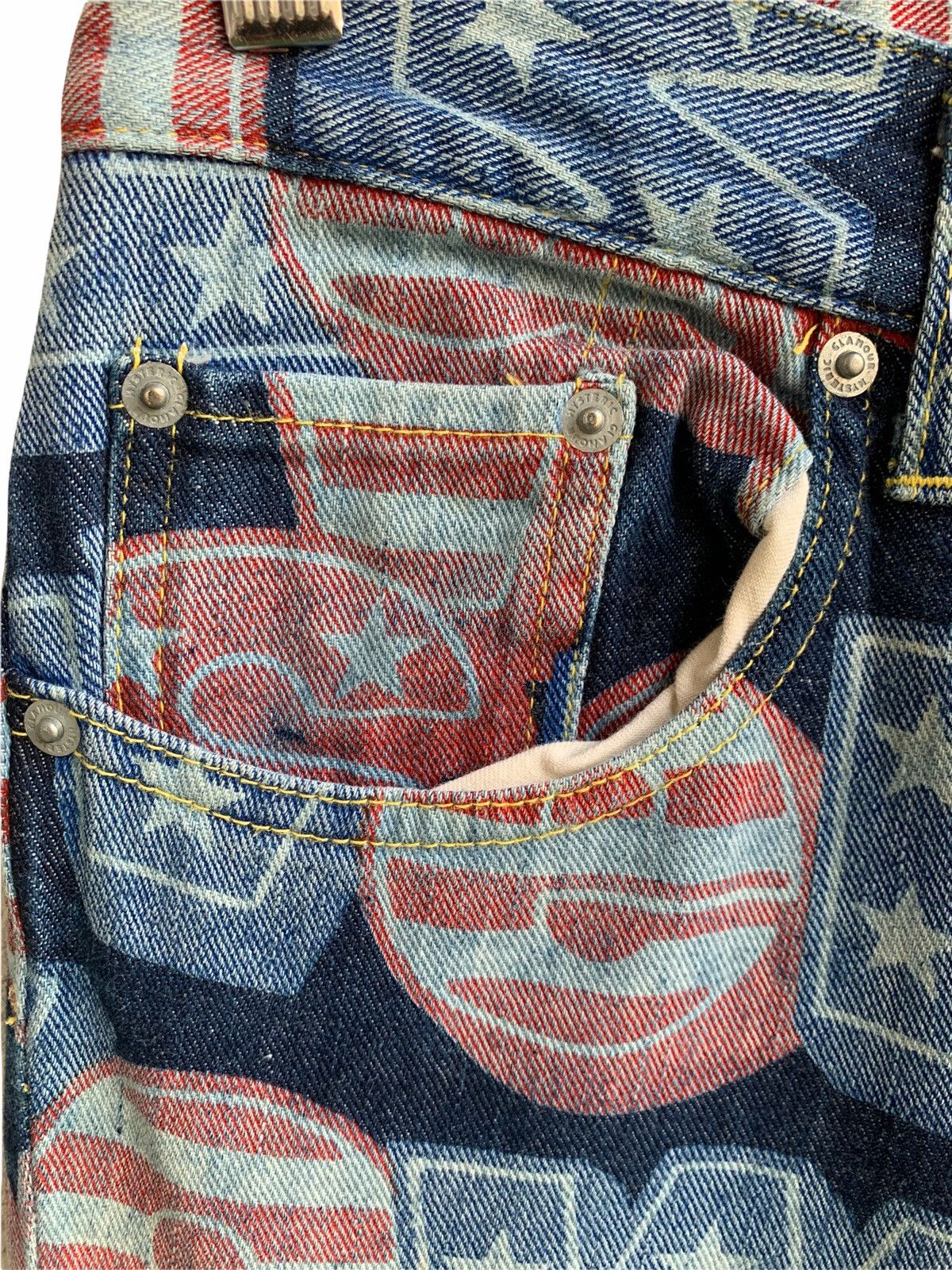 Hysteric Glamour Vintage Hysteric Glamour Kinky Jeans All Over Print Size US 29 - 9 Thumbnail
