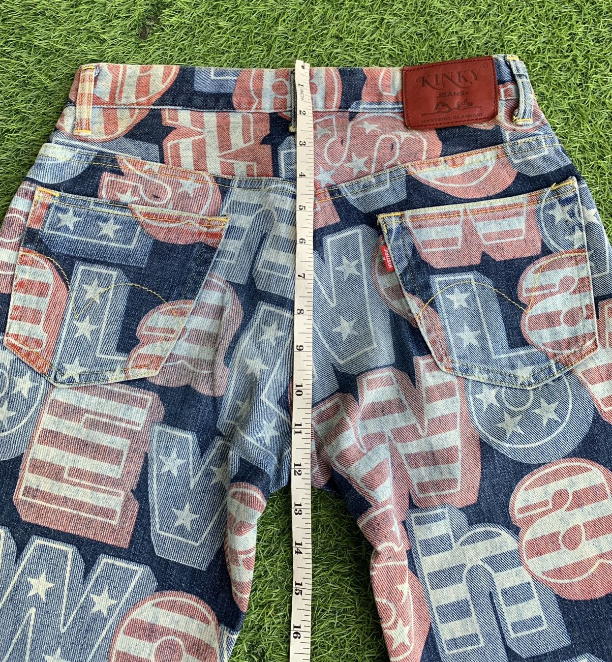 Hysteric Glamour Vintage Hysteric Glamour Kinky Jeans All Over Print Size US 29 - 14 Thumbnail
