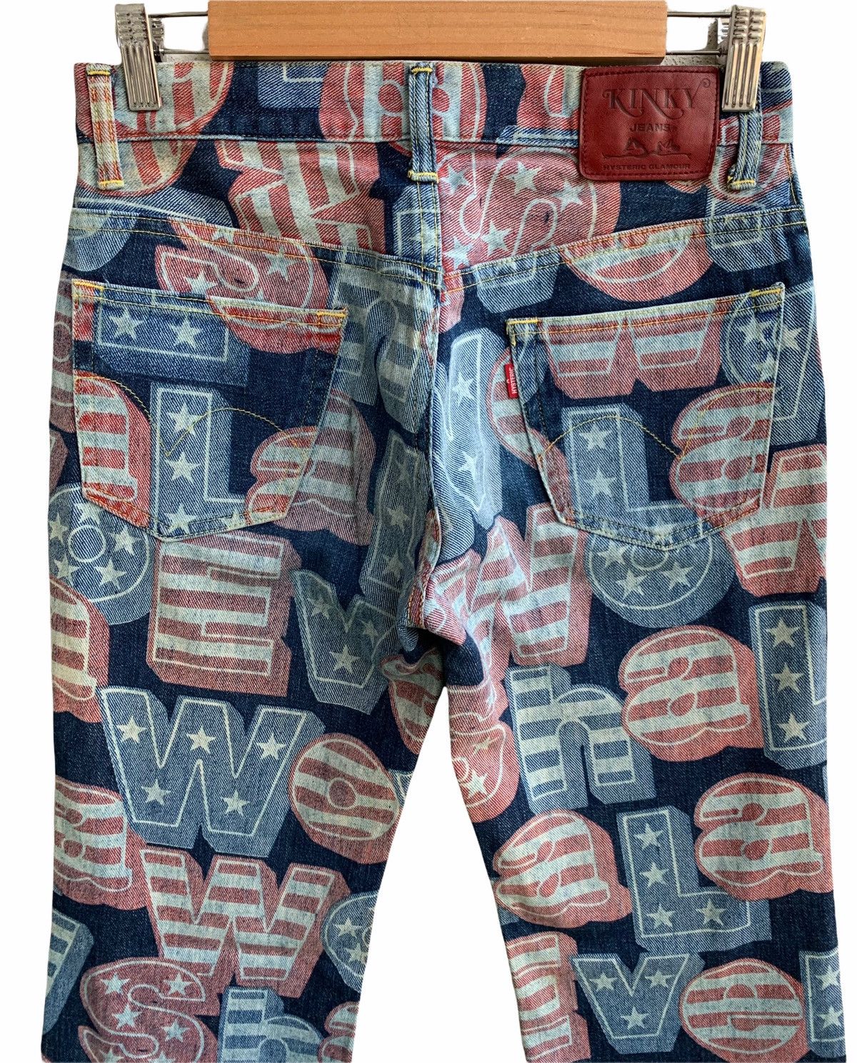 Hysteric Glamour Vintage Hysteric Glamour Kinky Jeans All Over Print Size US 29 - 5 Thumbnail