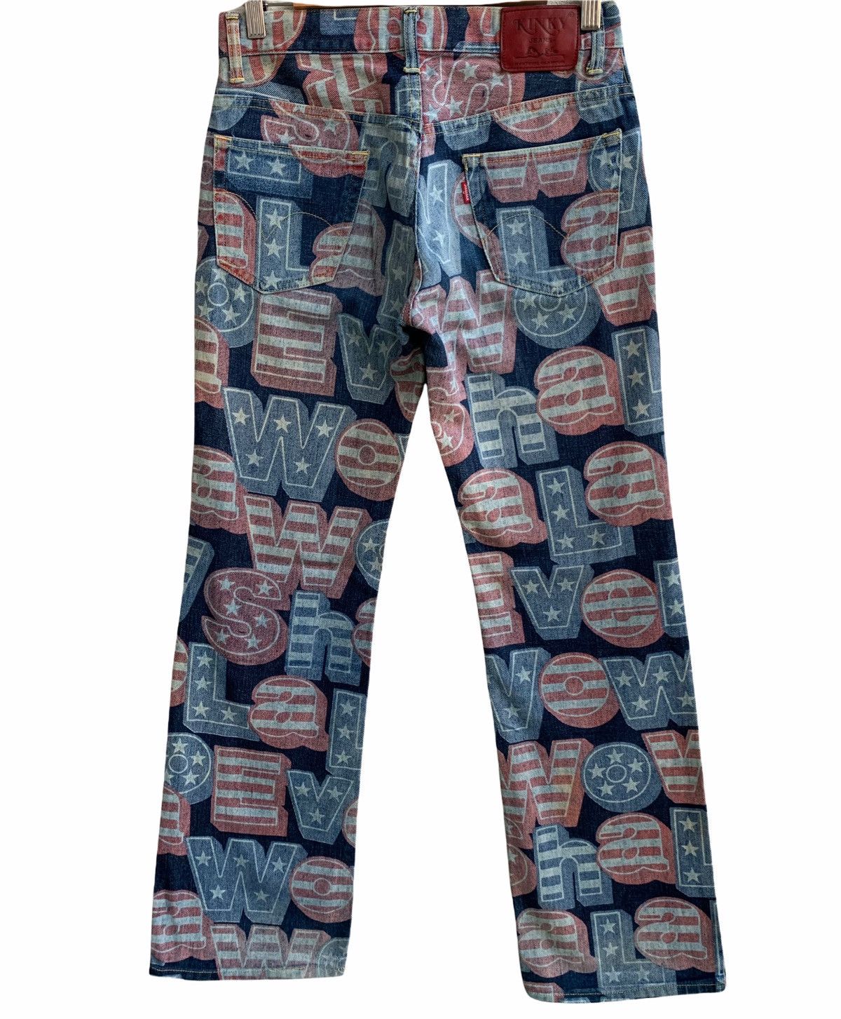Hysteric Glamour Vintage Hysteric Glamour Kinky Jeans All Over Print Size US 29 - 2 Thumbnail