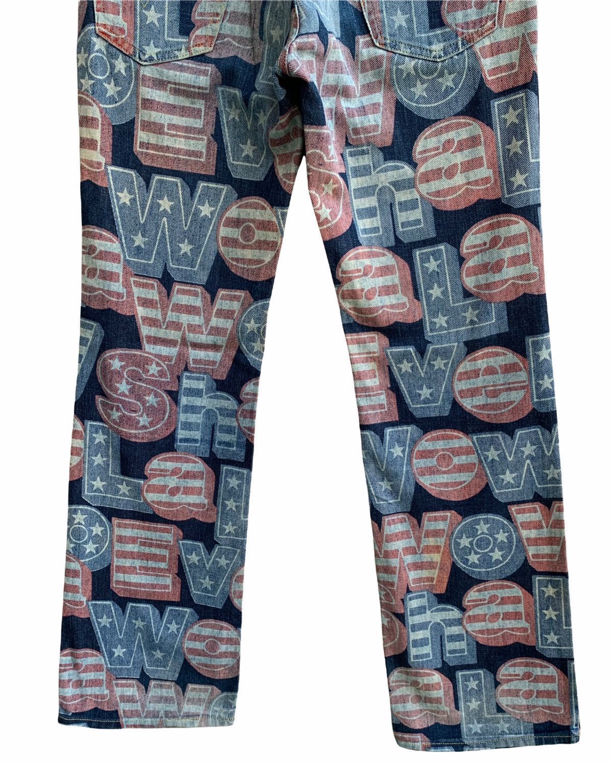 Hysteric Glamour Vintage Hysteric Glamour Kinky Jeans All Over Print Size US 29 - 6 Thumbnail