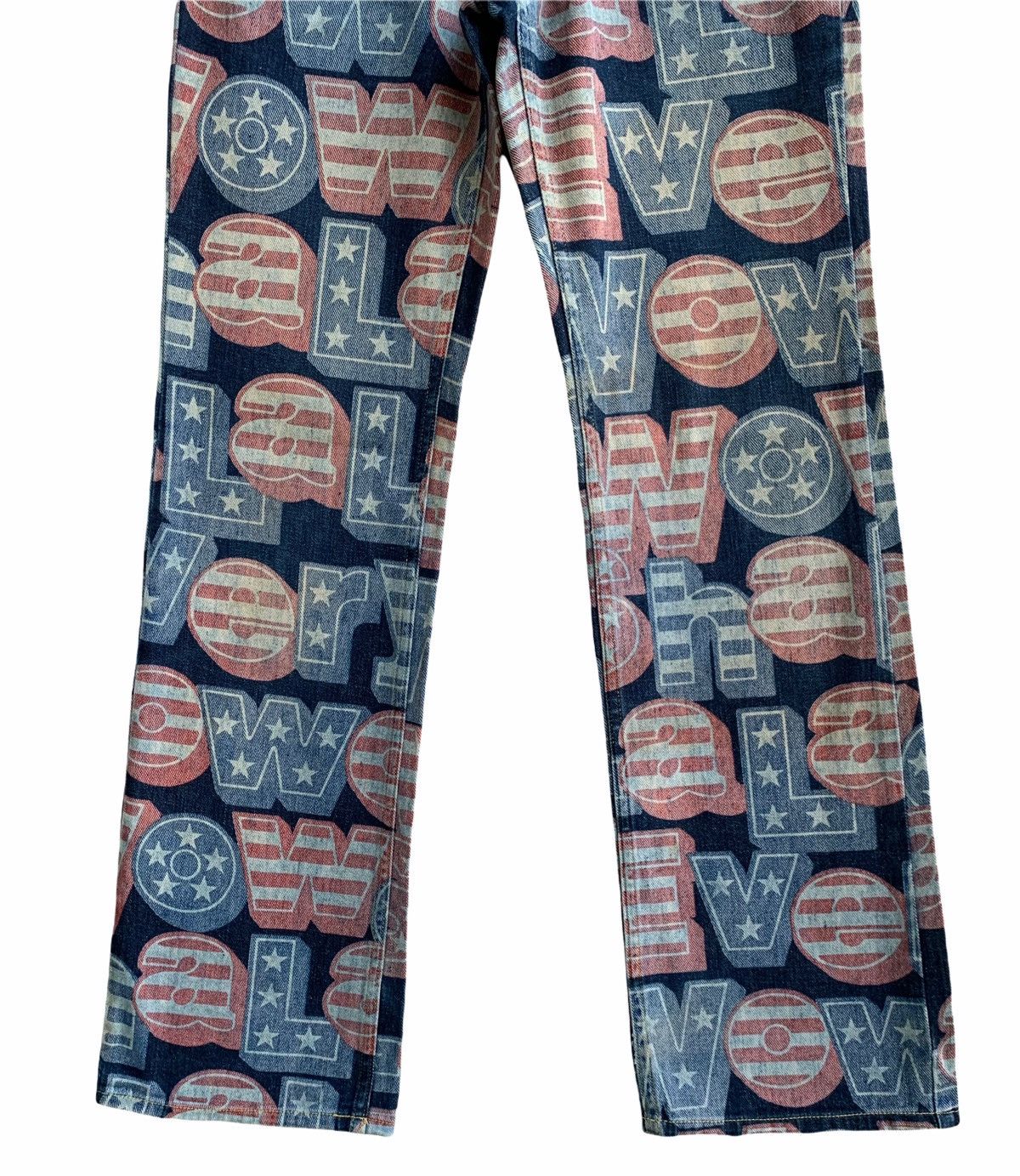 Hysteric Glamour Vintage Hysteric Glamour Kinky Jeans All Over Print Size US 29 - 4 Thumbnail