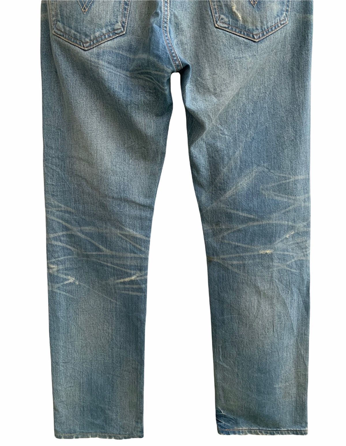 Levi's Levis 501 Distressed Denim Jeans Size US 33 - 7 Thumbnail