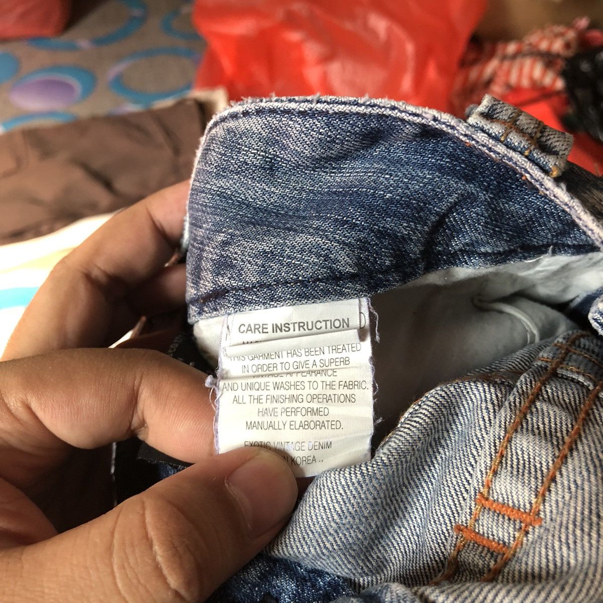 Japanese Brand Lolita blue bootcut Denim jeans vintage Pants #6730 Size 25" / US 0 / IT 36 - 17 Thumbnail