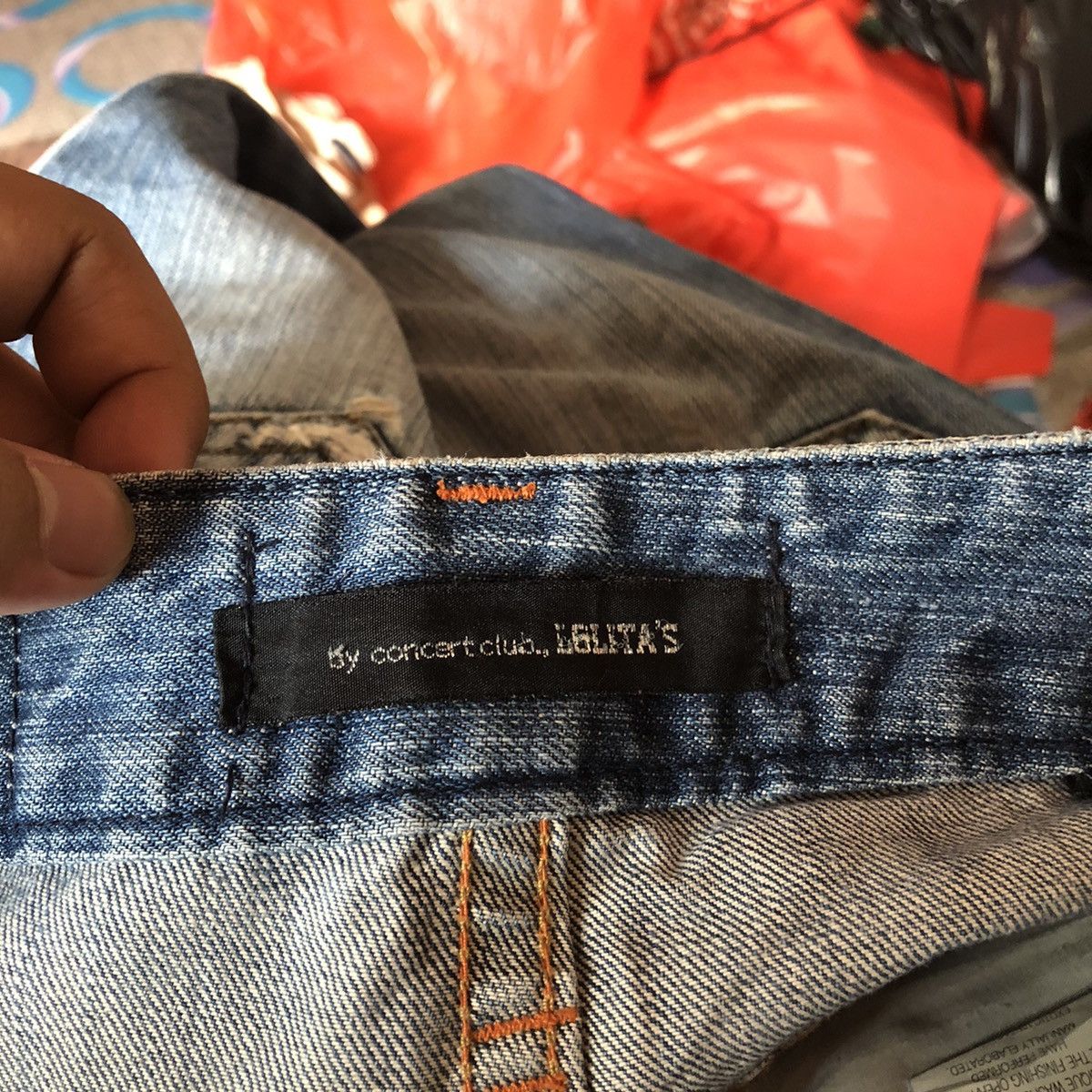 Japanese Brand Lolita blue bootcut Denim jeans vintage Pants #6730 Size 25" / US 0 / IT 36 - 15 Thumbnail