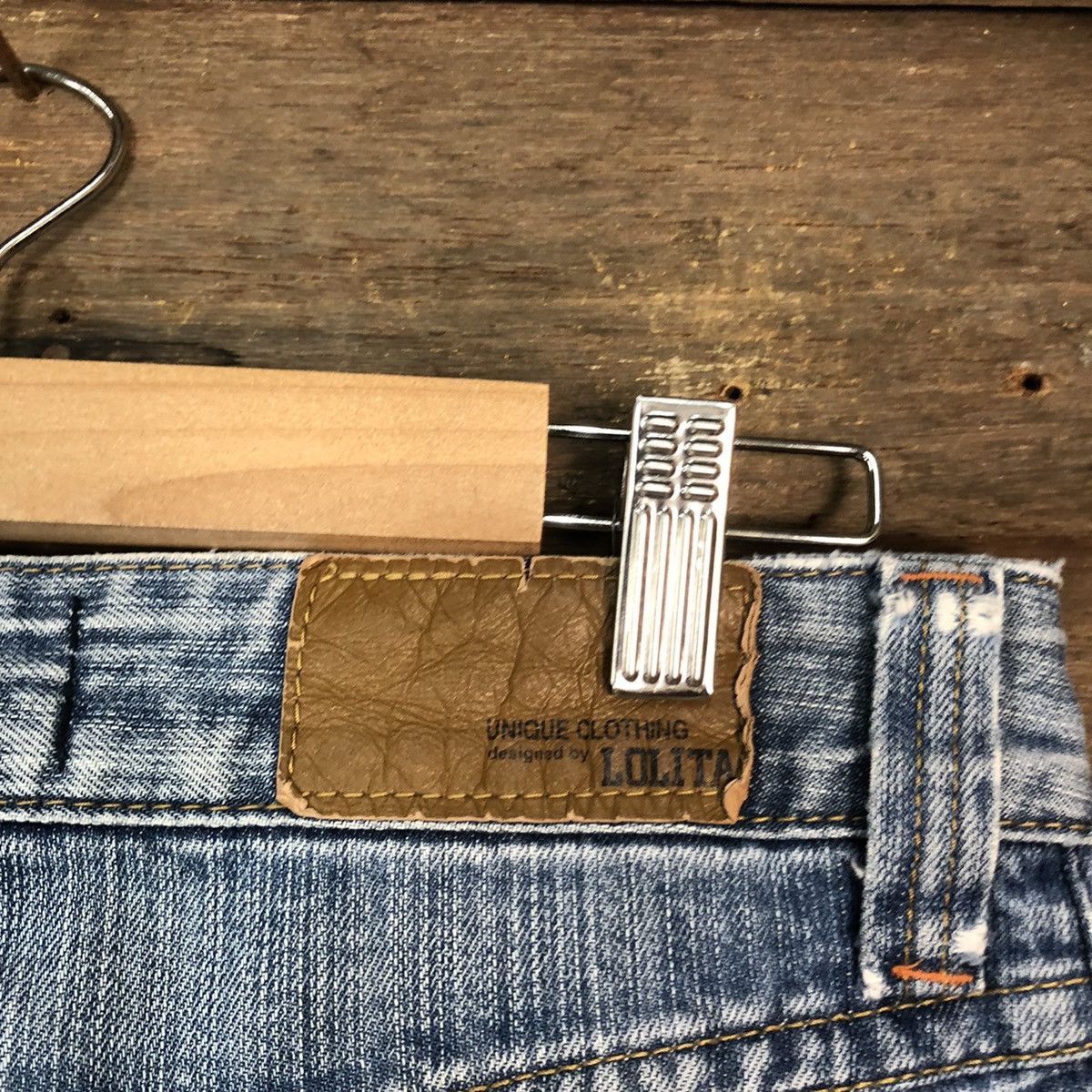 Japanese Brand Lolita blue bootcut Denim jeans vintage Pants #6730 Size 25" / US 0 / IT 36 - 14 Thumbnail