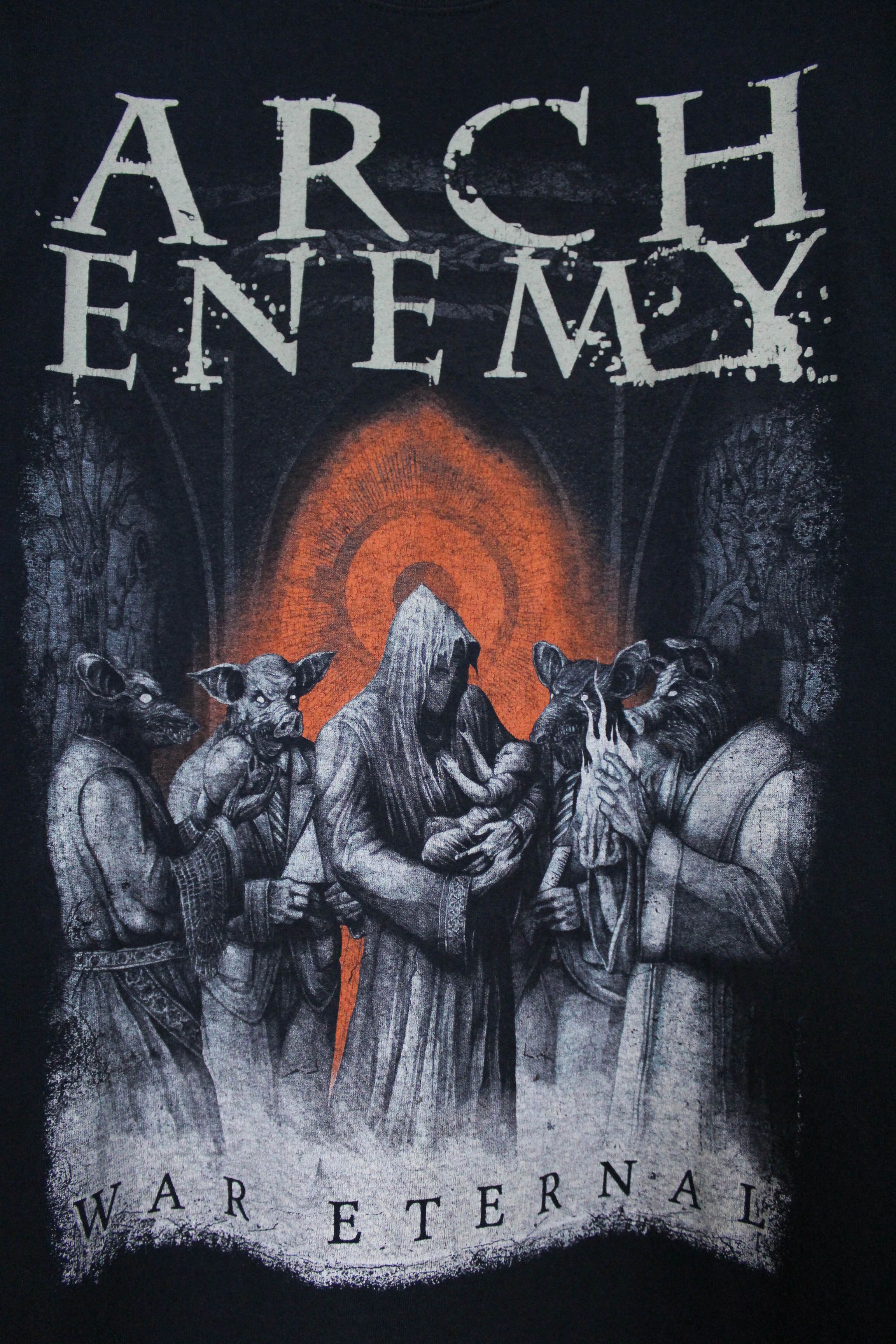 Band Tees Arch Enemy War Eternal Metal Band Merch Tour T-shirt Tee Size US L / EU 52-54 / 3 - 4 Thumbnail