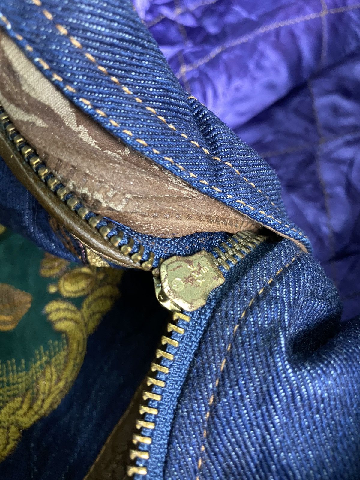 Hardy Amies × Vintage Rare🔥Vintage Hardy Amies Jeans Jacket Luxury Design Size US XXL / EU 58 / 5 - 15 Thumbnail