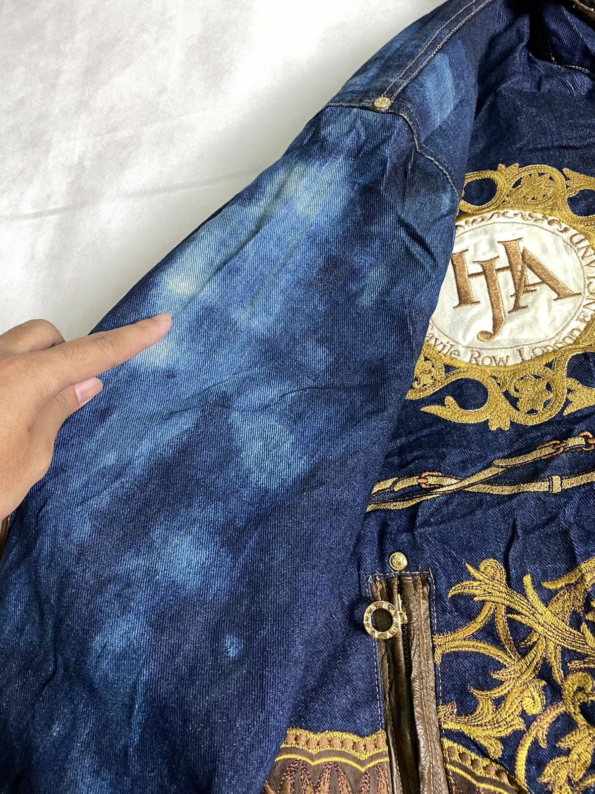 Hardy Amies × Vintage Rare🔥Vintage Hardy Amies Jeans Jacket Luxury Design Size US XXL / EU 58 / 5 - 12 Thumbnail