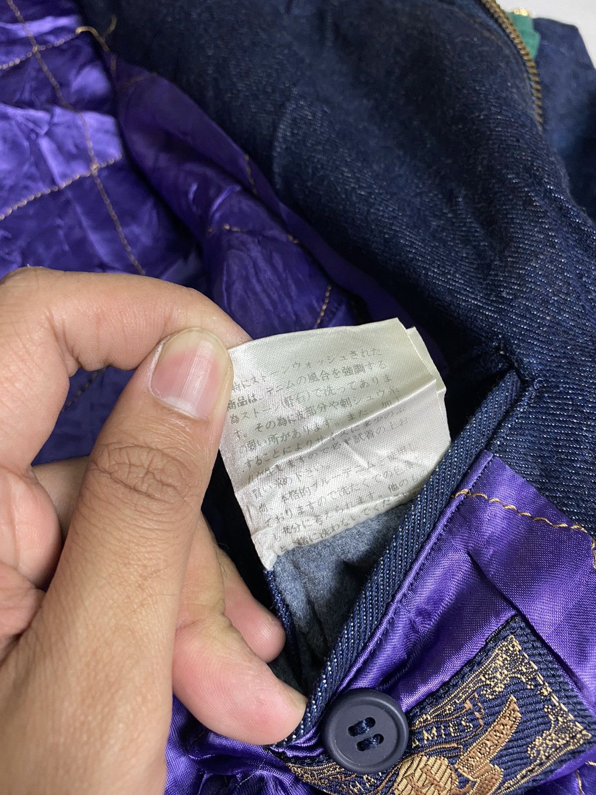 Hardy Amies × Vintage Rare🔥Vintage Hardy Amies Jeans Jacket Luxury Design Size US XXL / EU 58 / 5 - 21 Thumbnail