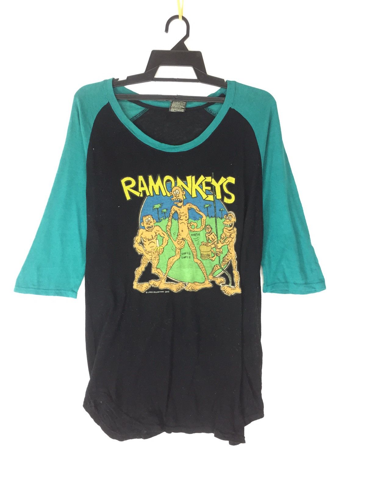 Band Tees × Designer Ramonkeys Ramones parody Size US M / EU 48-50 / 2 - 1 Thumbnail