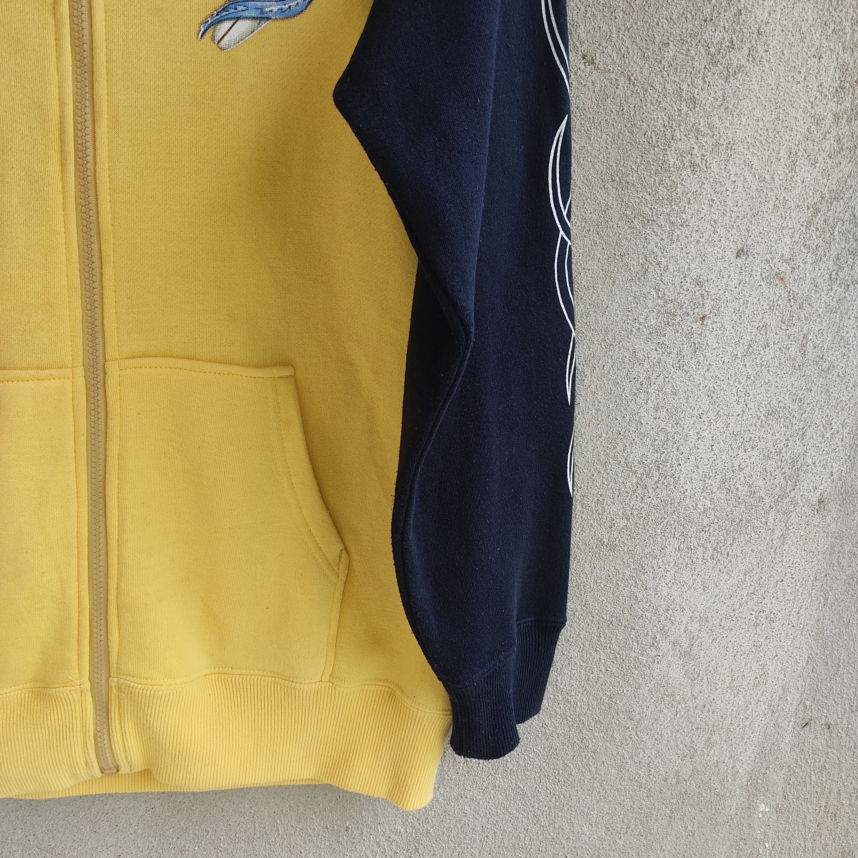 Dragonfly × Japanese Brand Blue Clush Dragon Print Yellow Hoodie Size US M / EU 48-50 / 2 - 7 Thumbnail