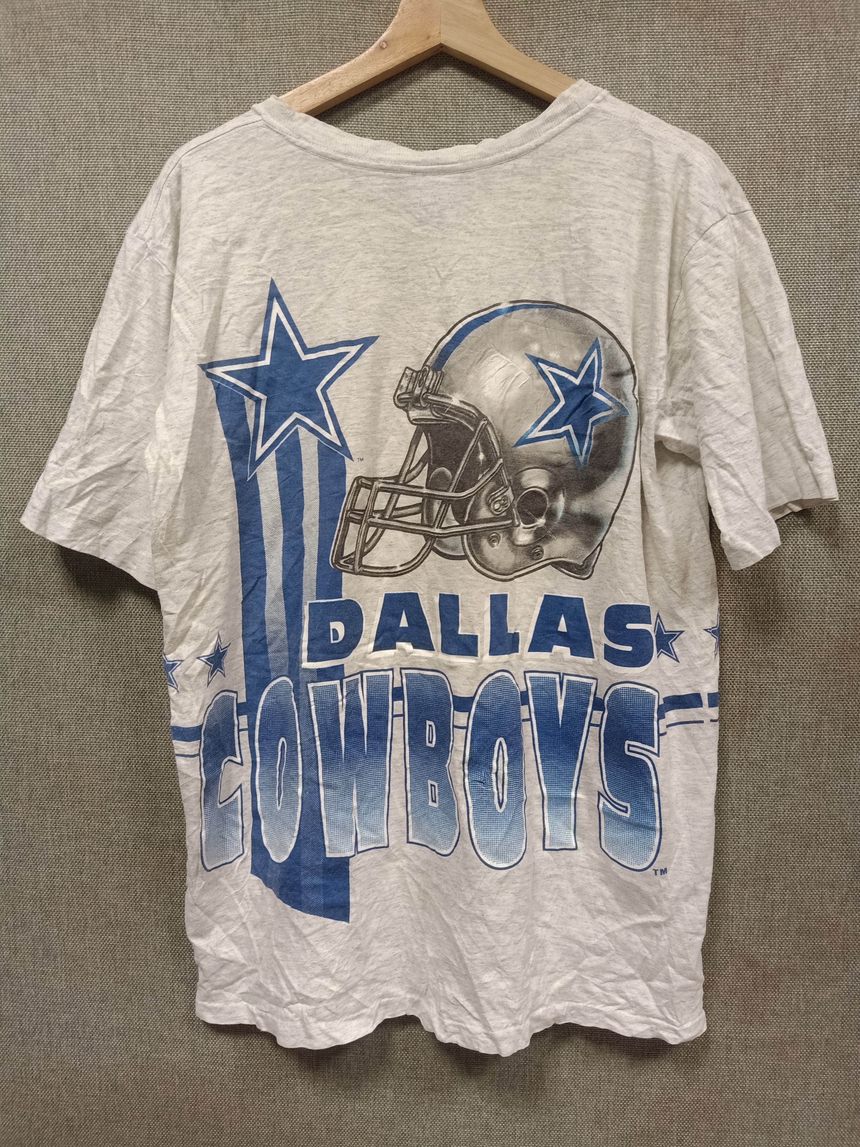 NFL Vintage 90s t shirt nfl dallas cowboys made in usa Size US M / EU 48-50 / 2 - 2 Thumbnail