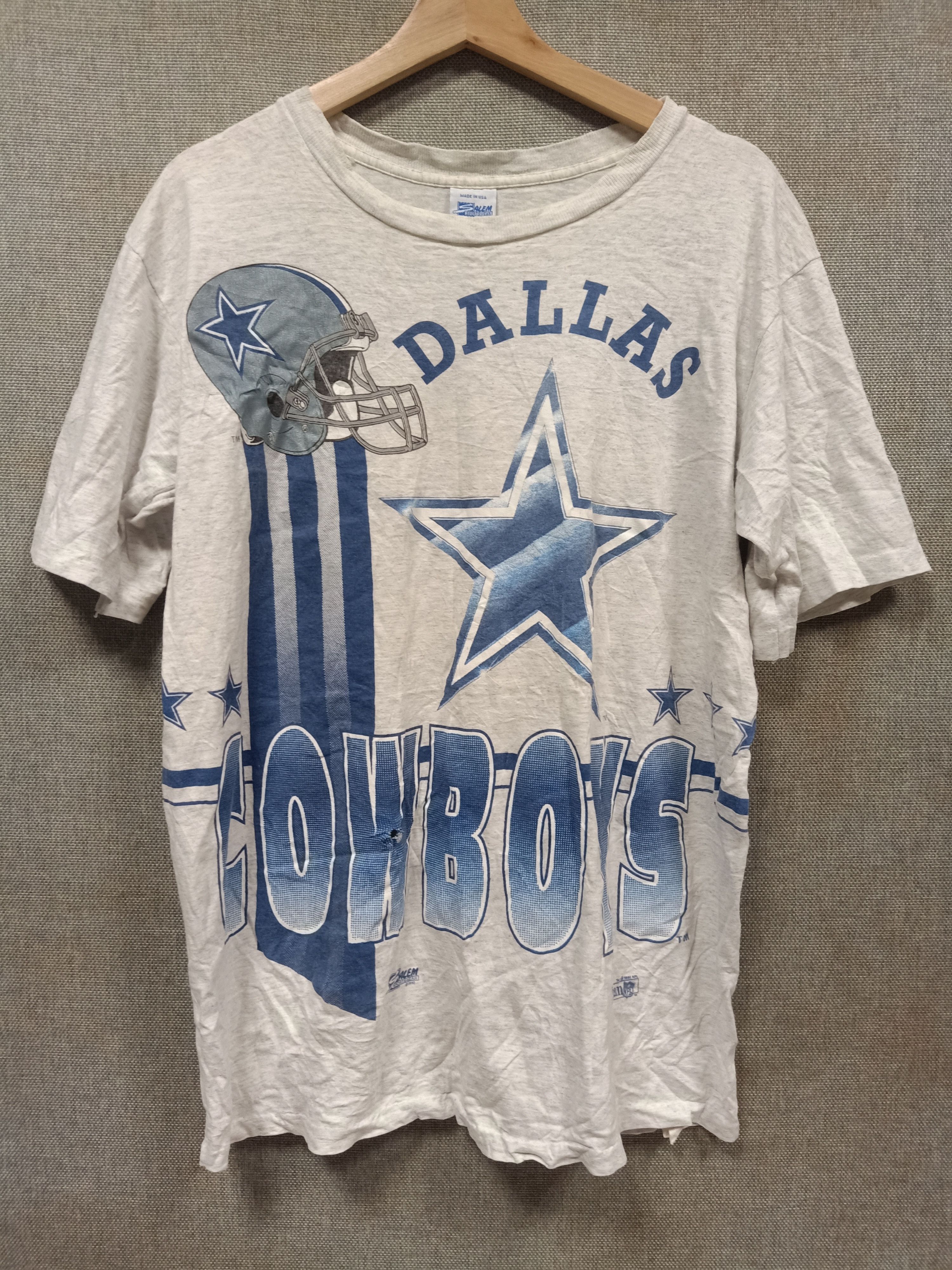 Vintage 90s t shirt nfl dallas cowboys made in usa